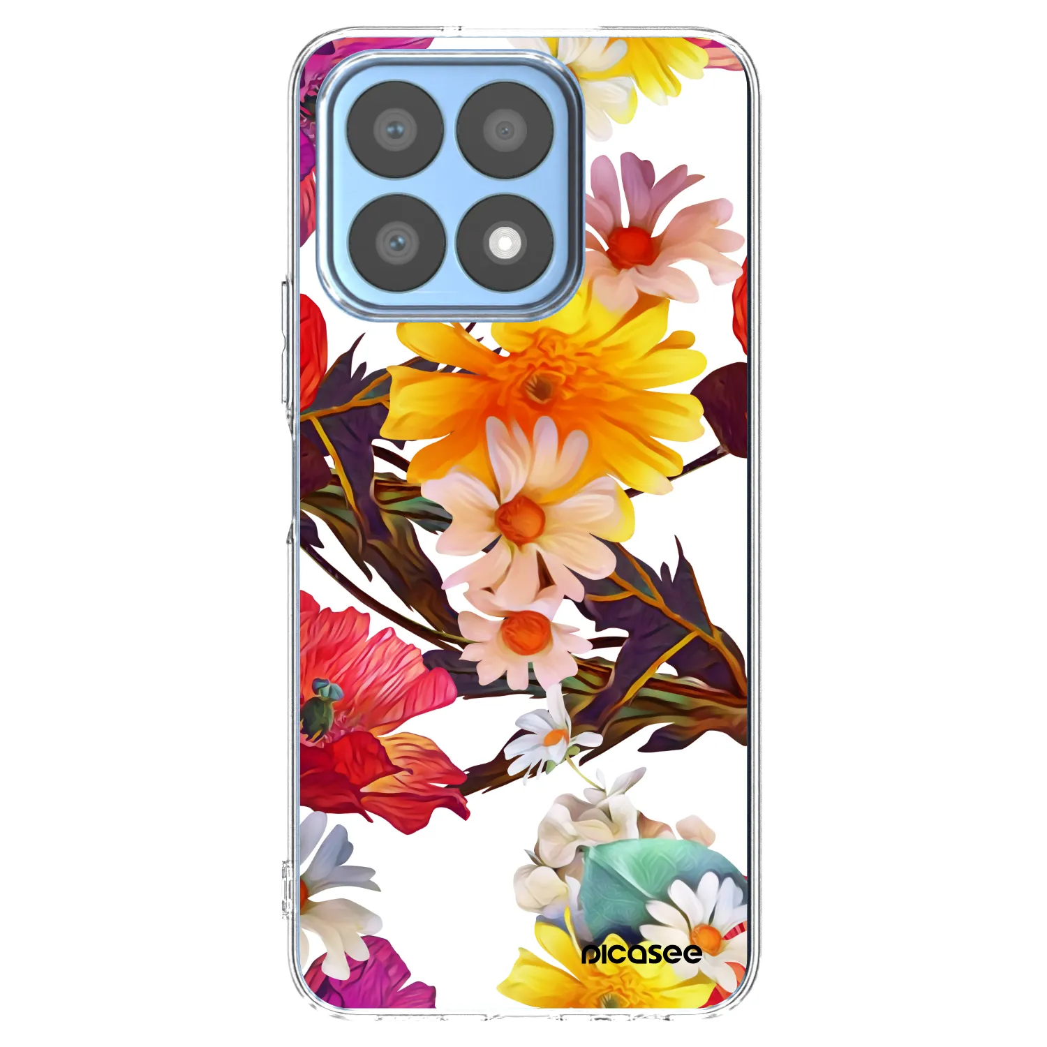 Picasee silikonska prozirna maskica za Honor X8a - Meadow