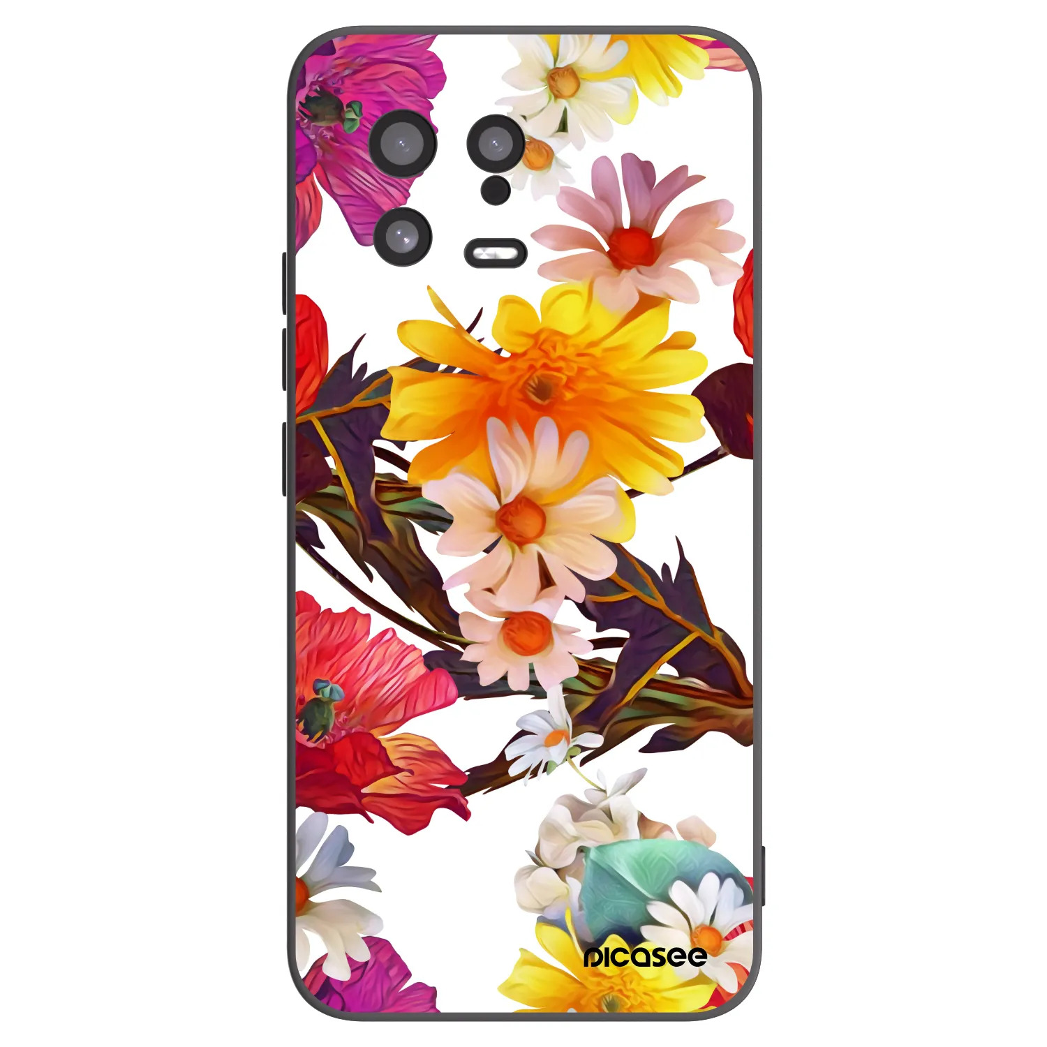 Picasee crna silikonska maskica za Xiaomi 13 - Meadow