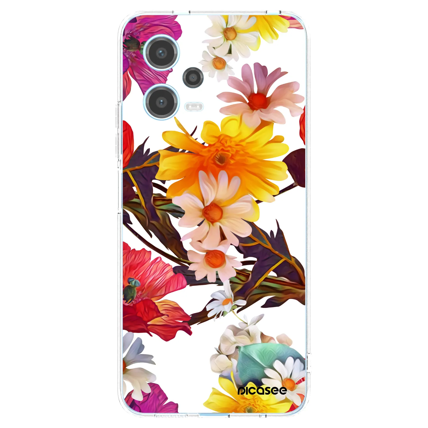 Picasee silikonska prozirna maskica za Xiaomi Redmi Note 12 5G - Meadow