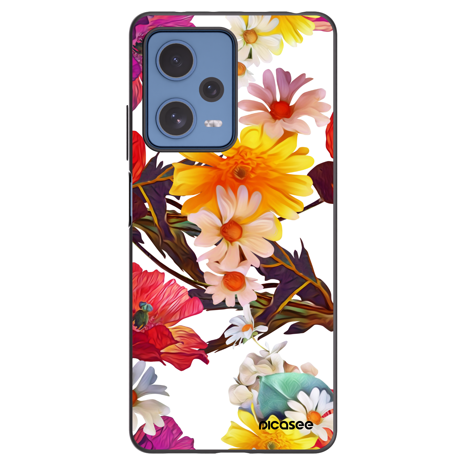 Picasee crna silikonska maskica za Xiaomi Redmi Note 12 Pro 5G - Meadow