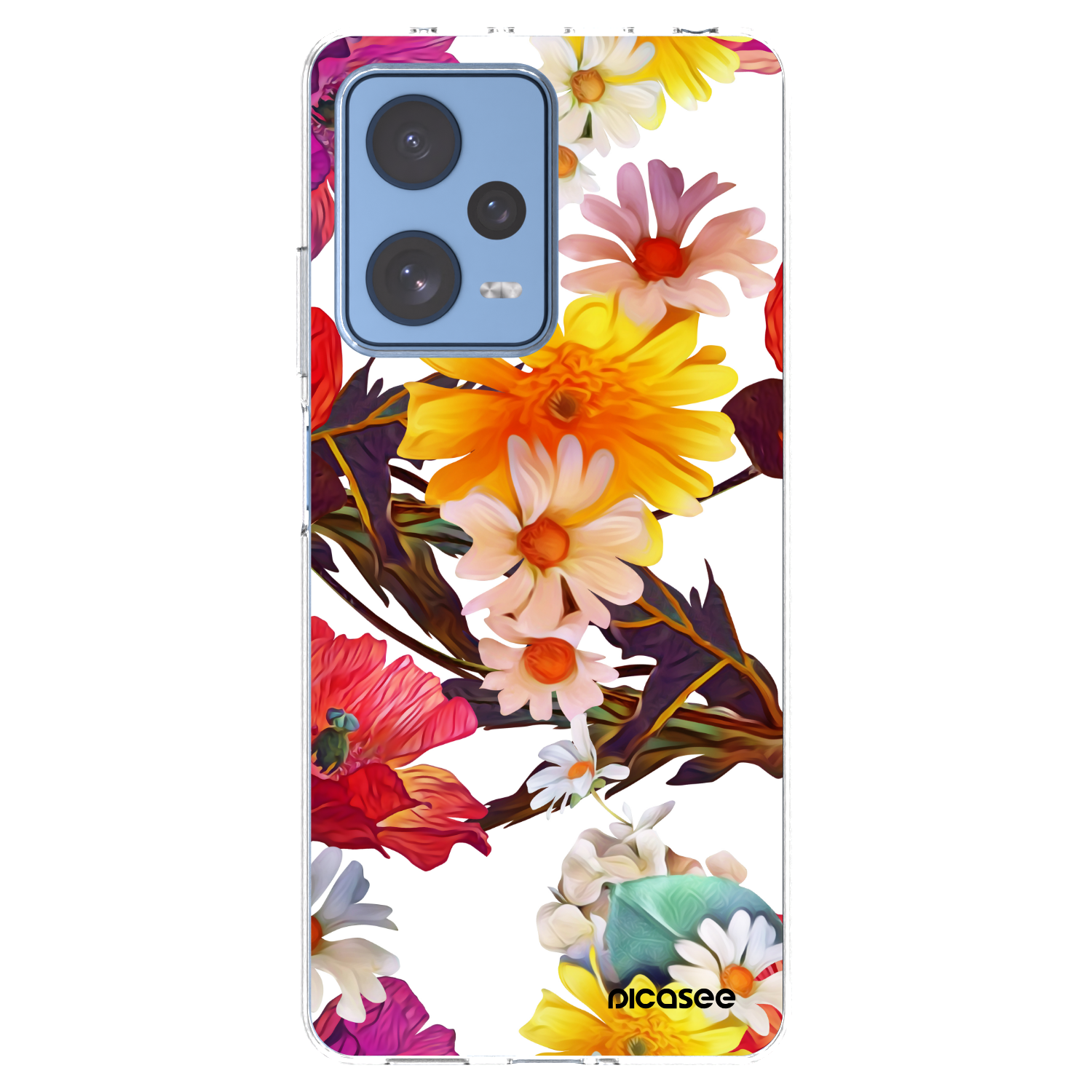 Picasee silikonska prozirna maskica za Xiaomi Redmi Note 12 Pro 5G - Meadow