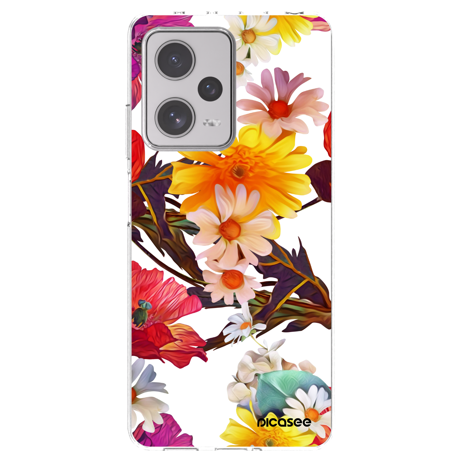Picasee silikonska prozirna maskica za Xiaomi Redmi Note 12 Pro+ 5G - Meadow