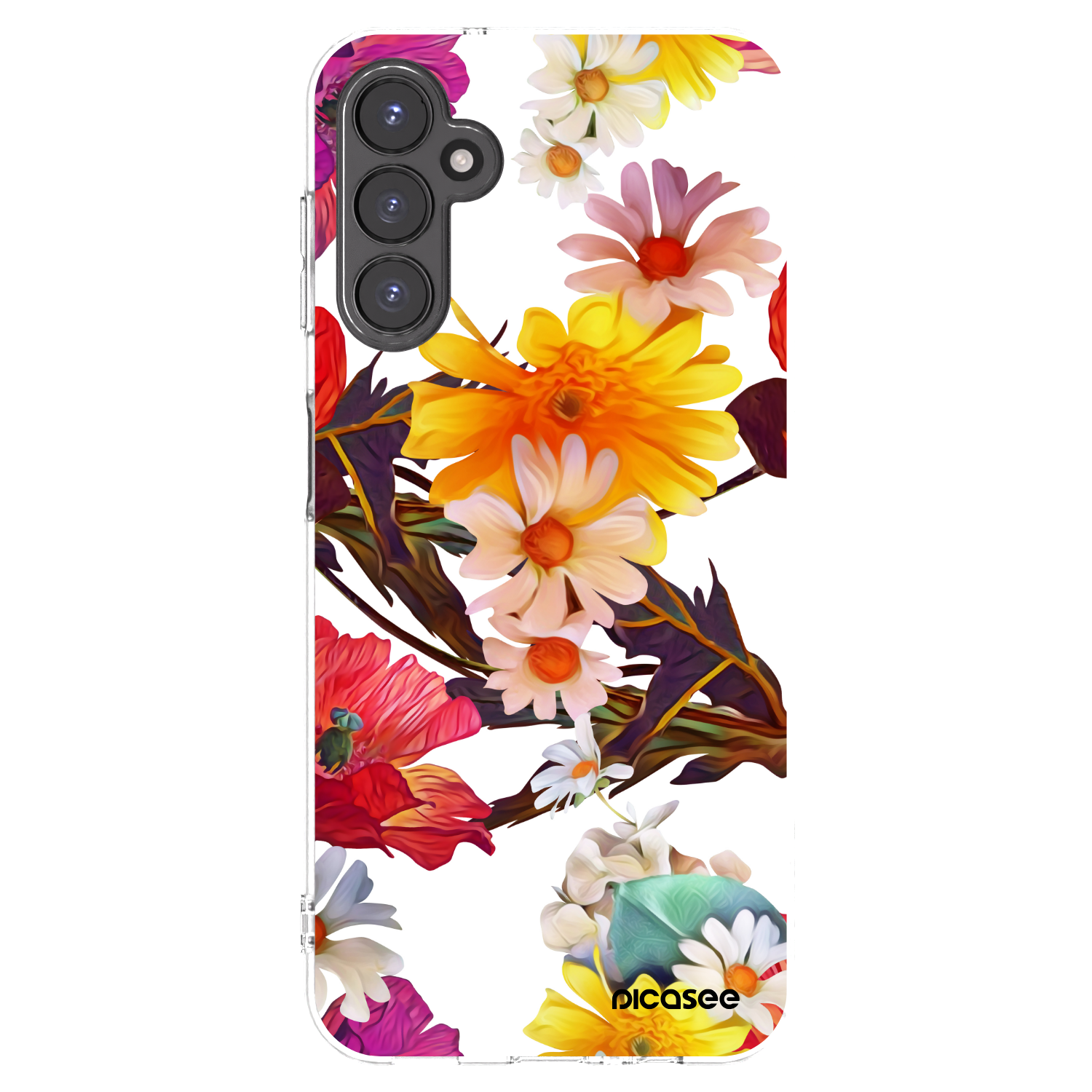 Picasee silikonska prozirna maskica za Samsung Galaxy A14 4G A145R - Meadow