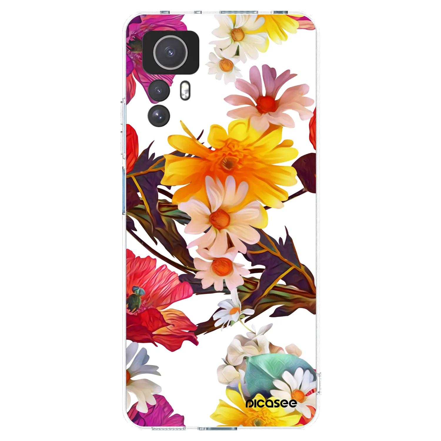 Picasee silikonska prozirna maskica za Xiaomi Redmi Note 12S - Meadow