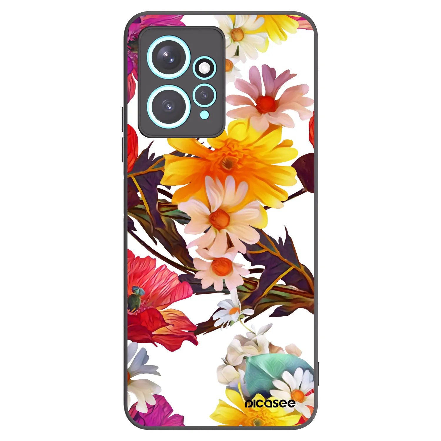 Picasee crna silikonska maskica za Xiaomi Redmi Note 12 4G - Meadow