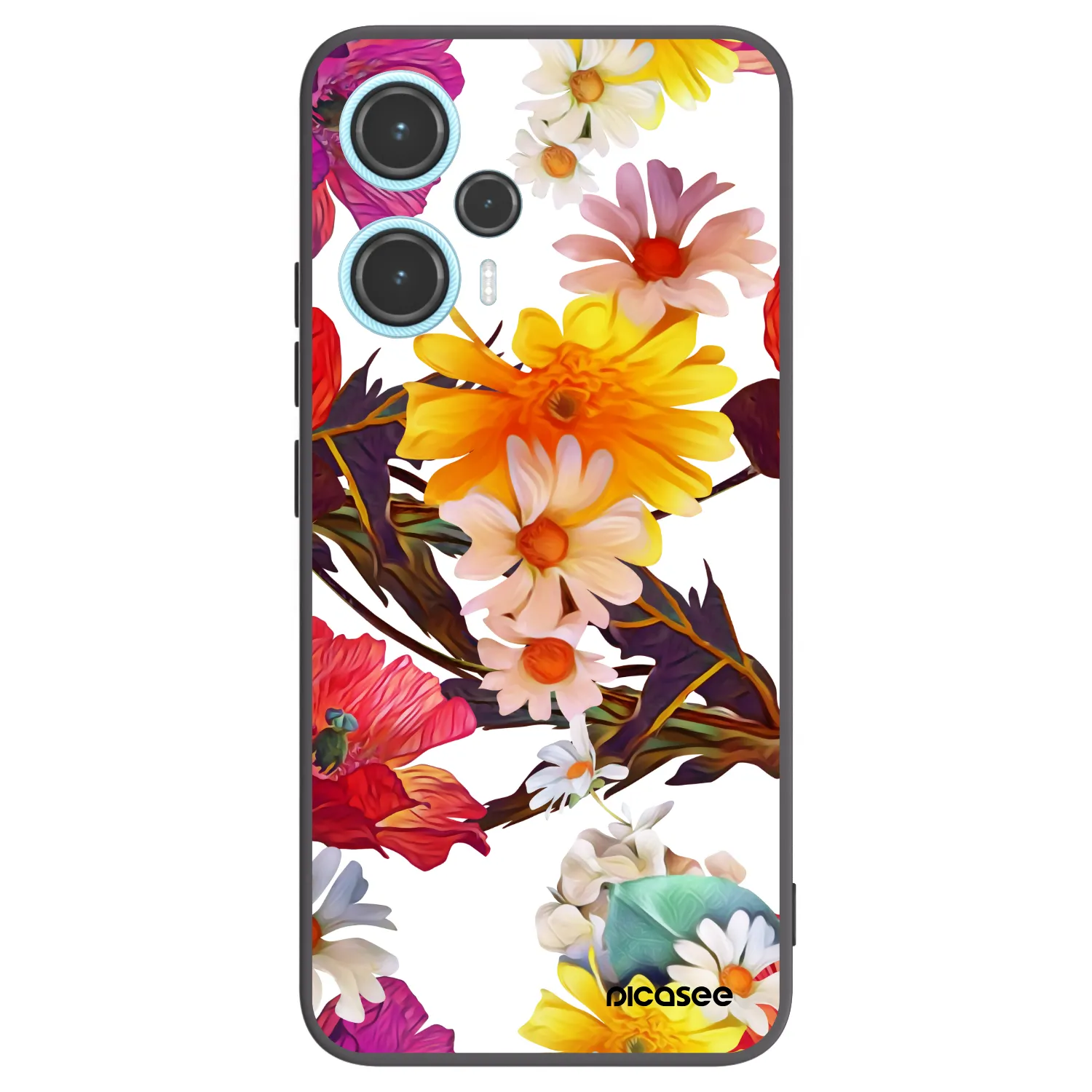 Picasee crna silikonska maskica za Xiaomi Poco F5 - Meadow