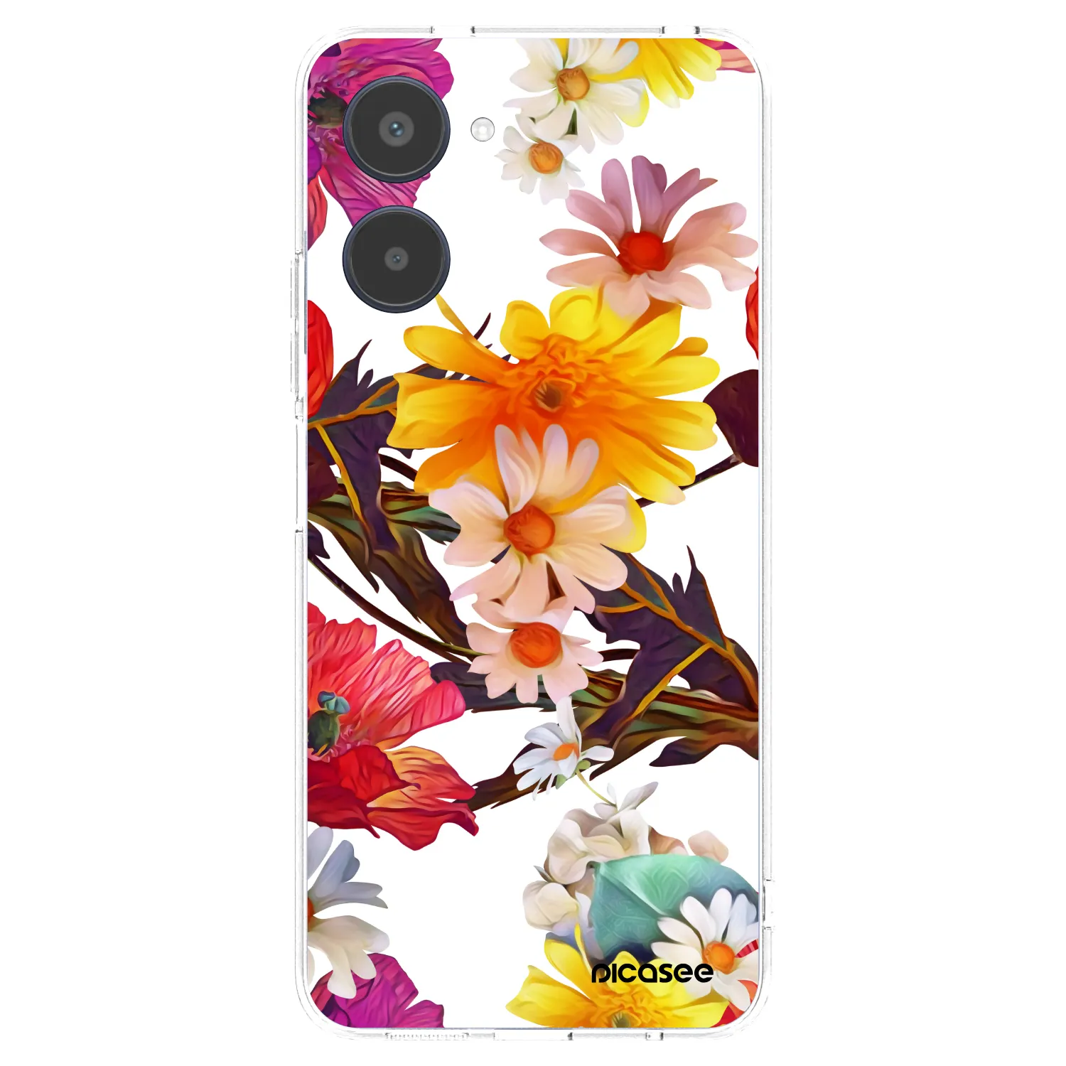 Picasee silikonska prozirna maskica za Realme 10 4G - Meadow