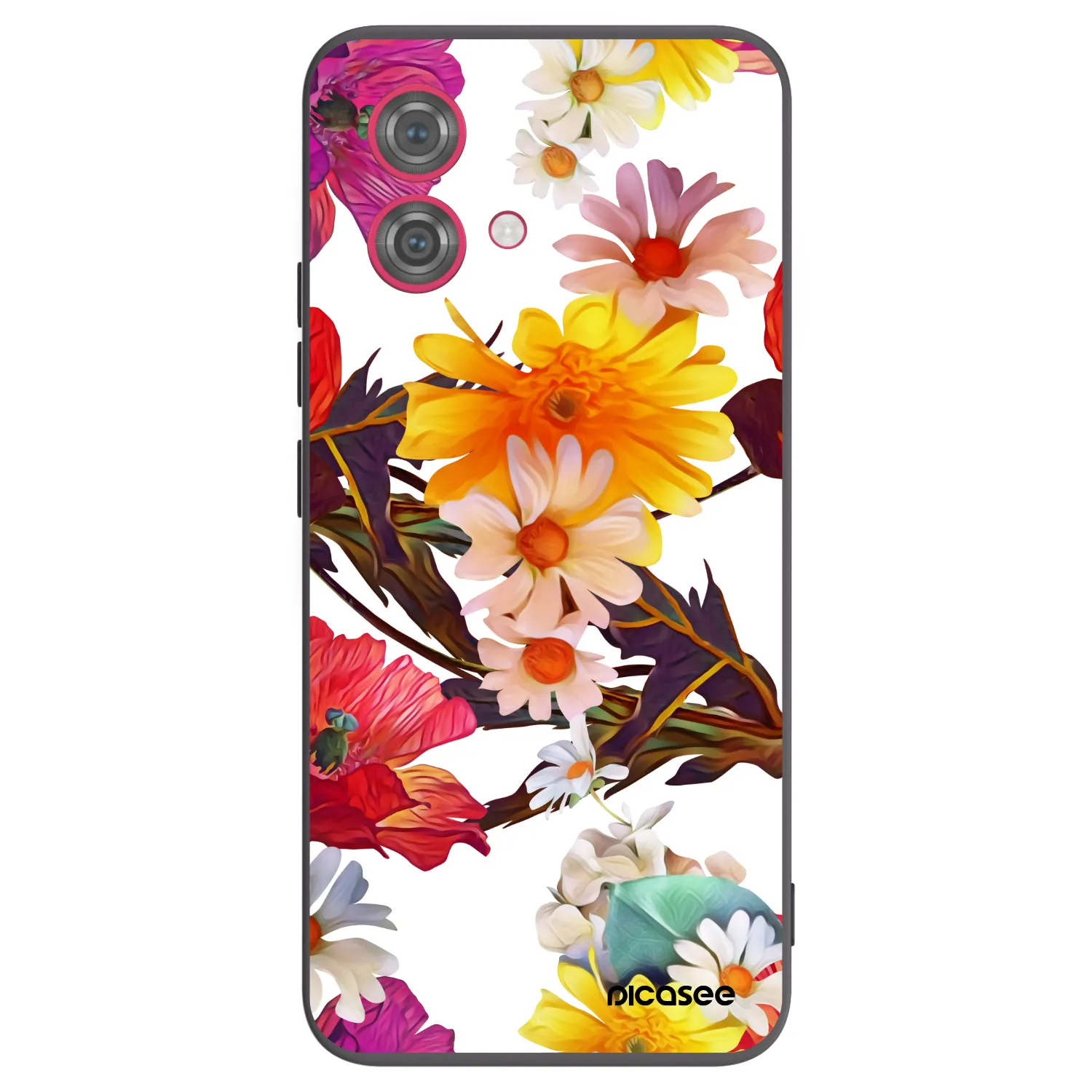 Picasee crna silikonska maskica za Motorola Moto G84 5G - Meadow