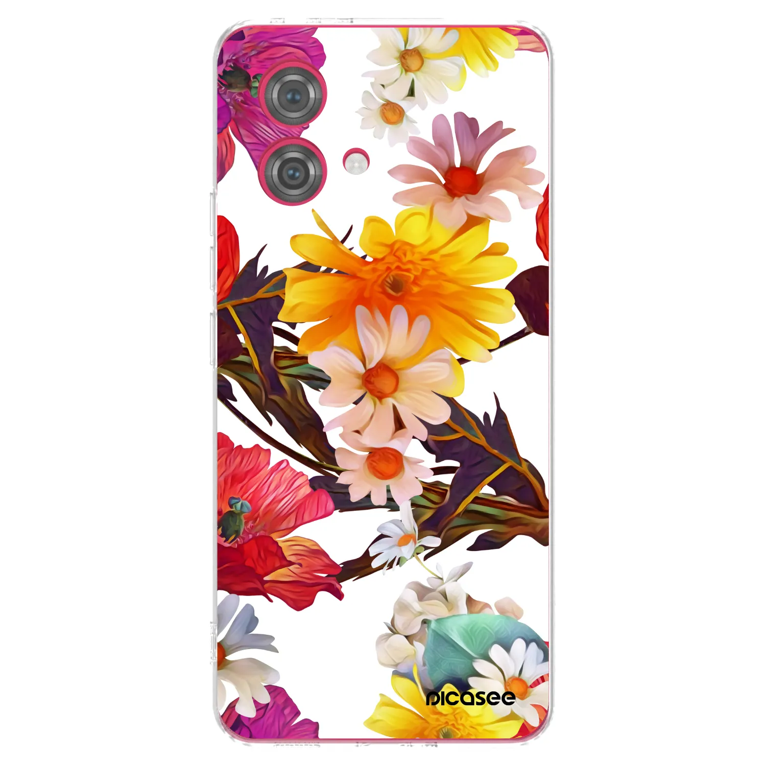 Picasee silikonska prozirna maskica za Motorola Moto G84 5G - Meadow
