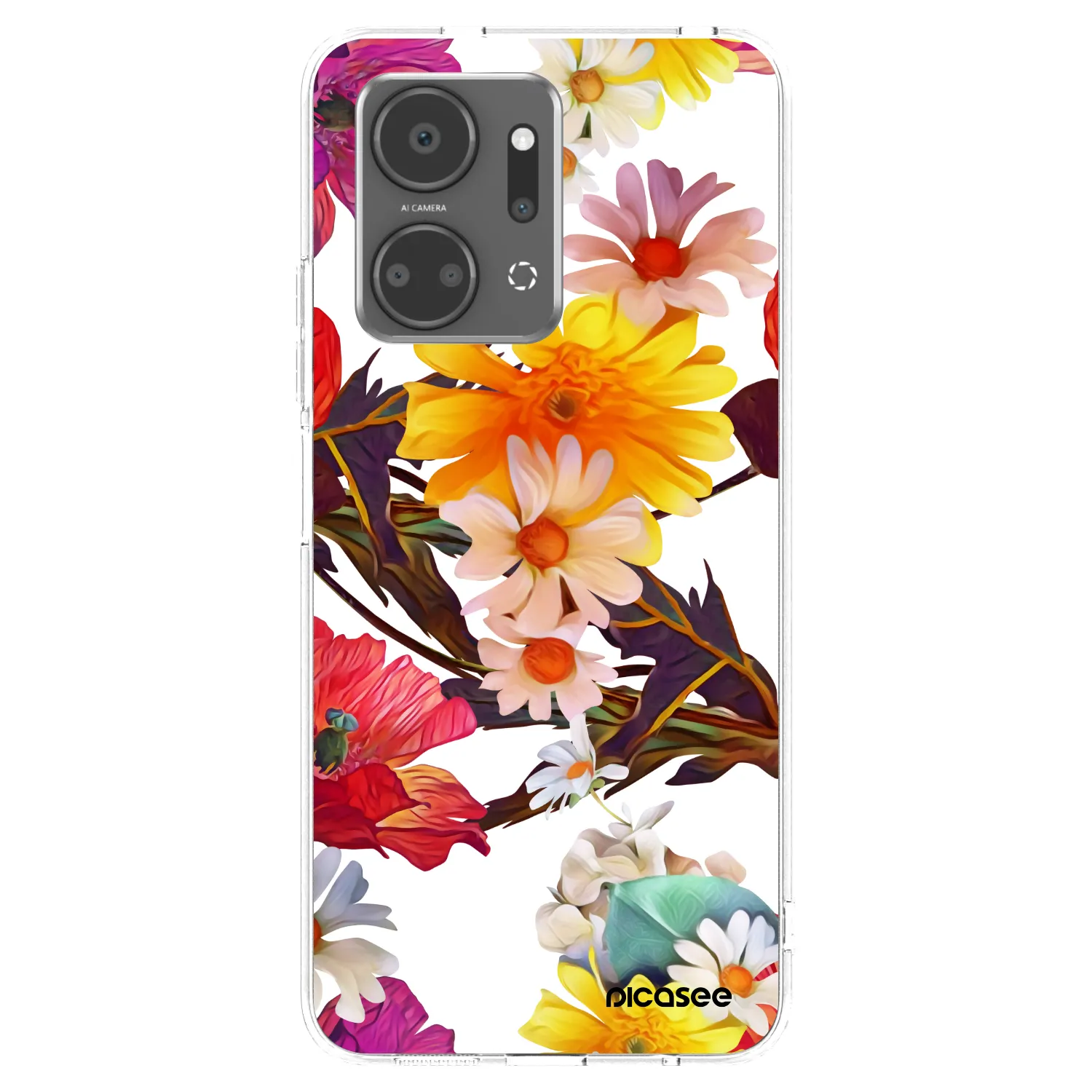Picasee silikonska prozirna maskica za Honor X7a - Meadow