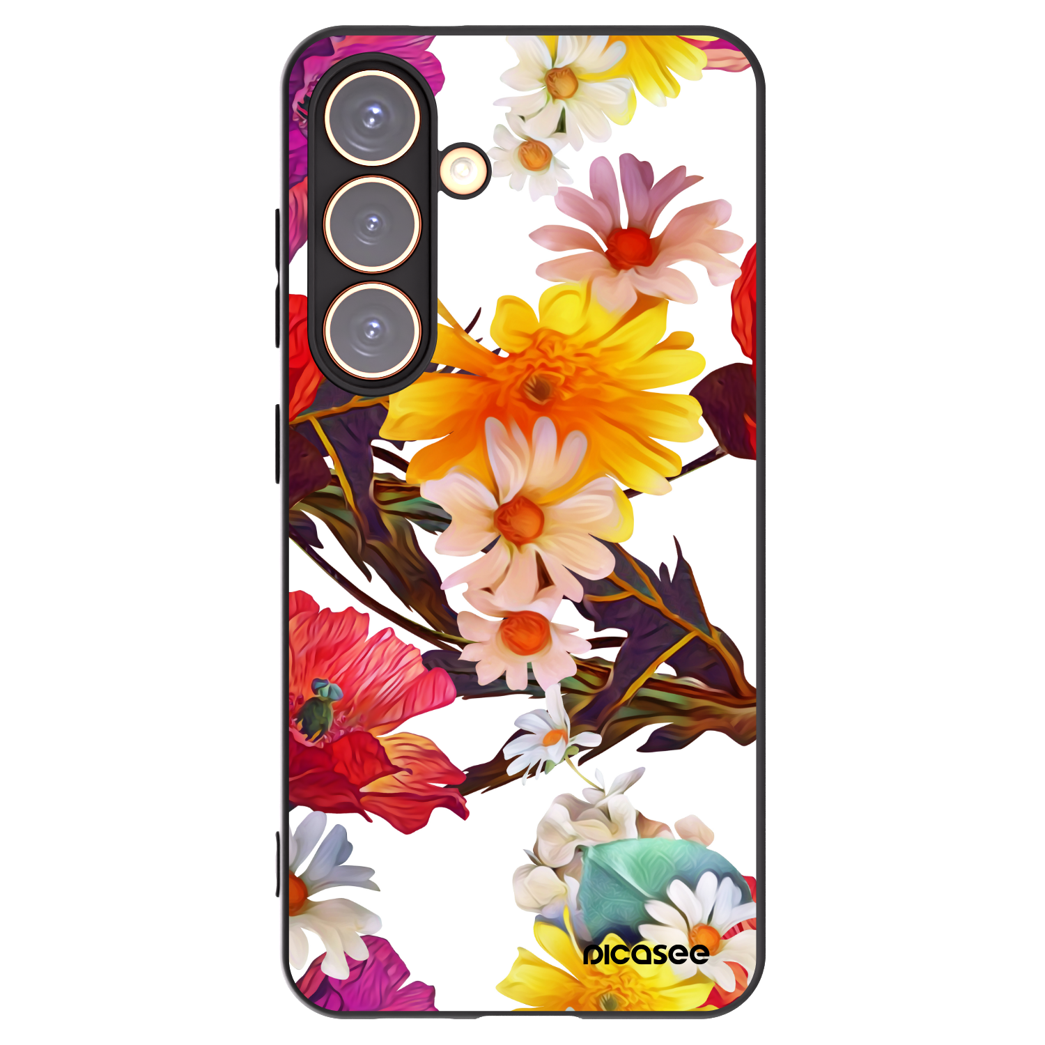 Picasee crna silikonska maskica za Samsung Galaxy S24 S921B 5G - Meadow