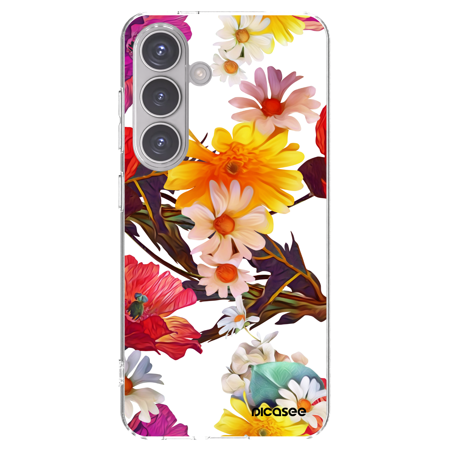Picasee silikonska prozirna maskica za Samsung Galaxy S24 S921B 5G - Meadow