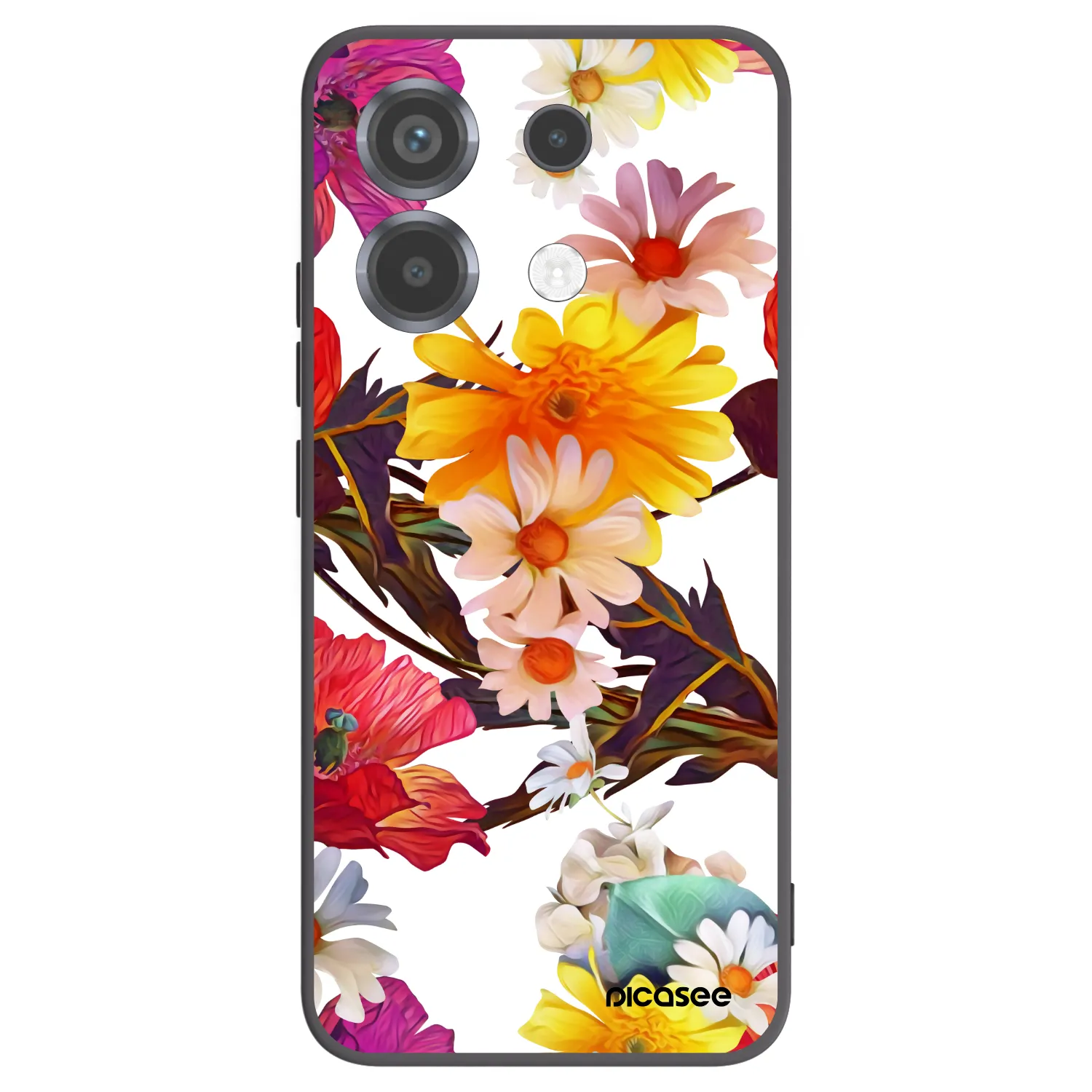 Picasee crna silikonska maskica za Xiaomi Poco X6 - Meadow