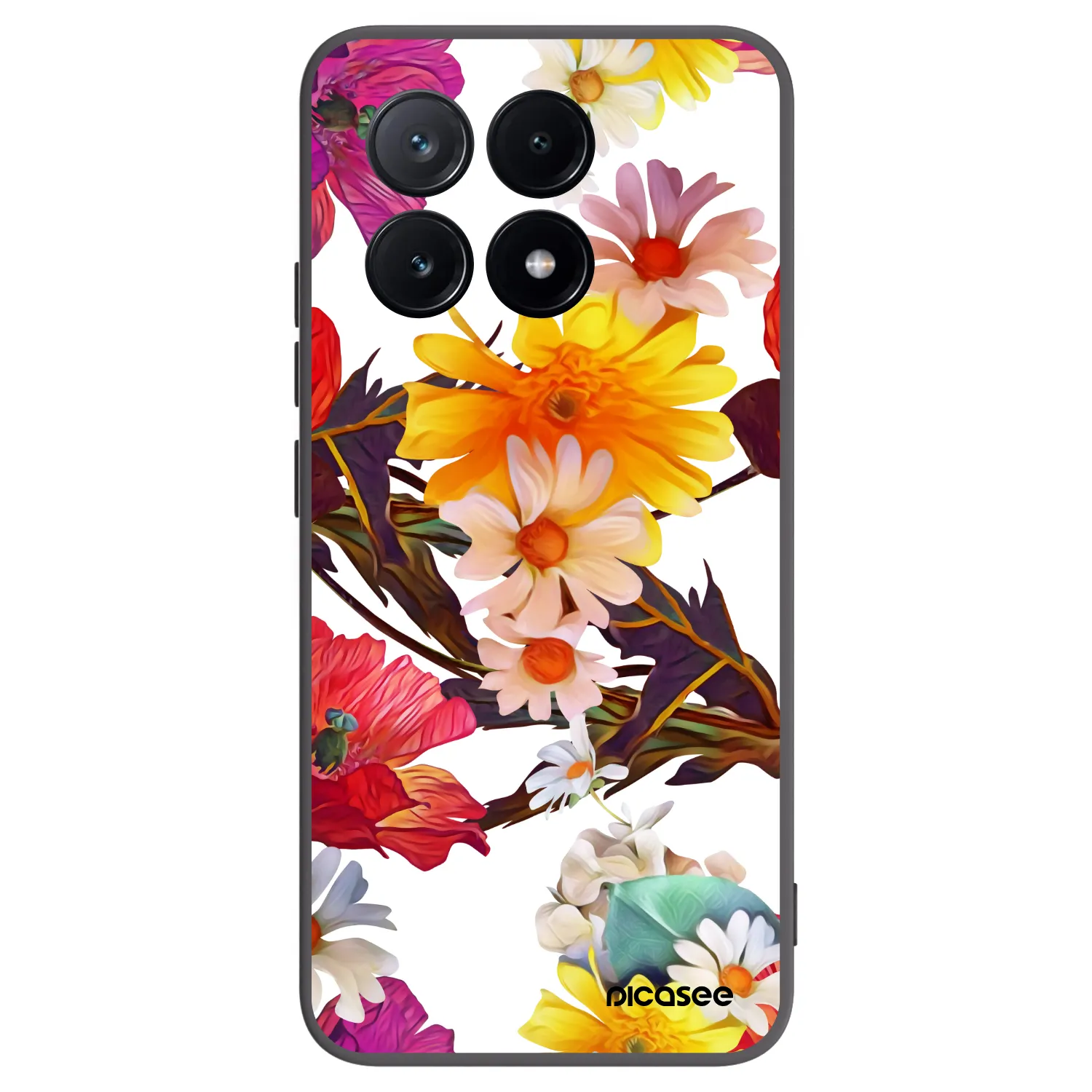 Picasee crna silikonska maskica za Xiaomi Poco X6 Pro - Meadow