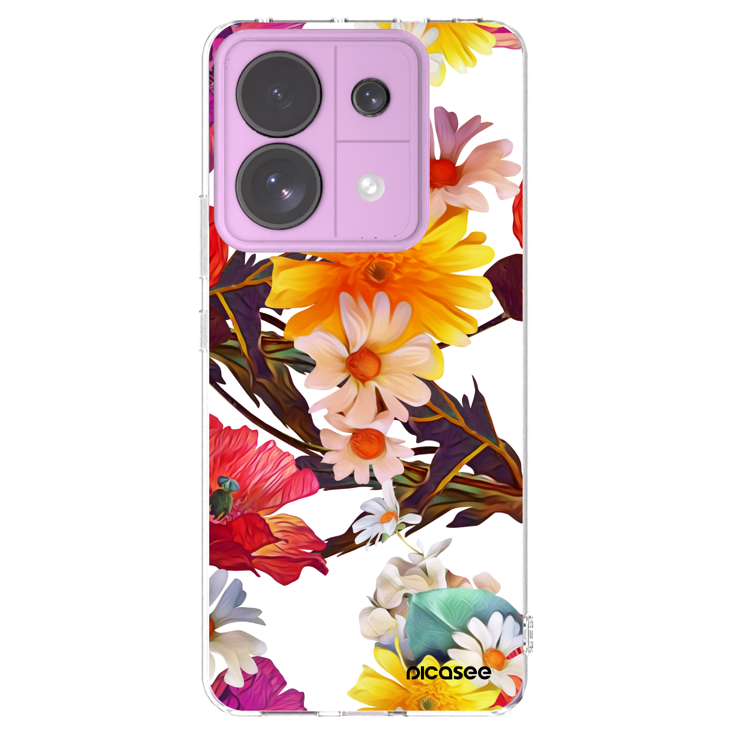 Picasee silikonska prozirna maskica za Xiaomi Redmi Note 13 Pro 5G - Meadow