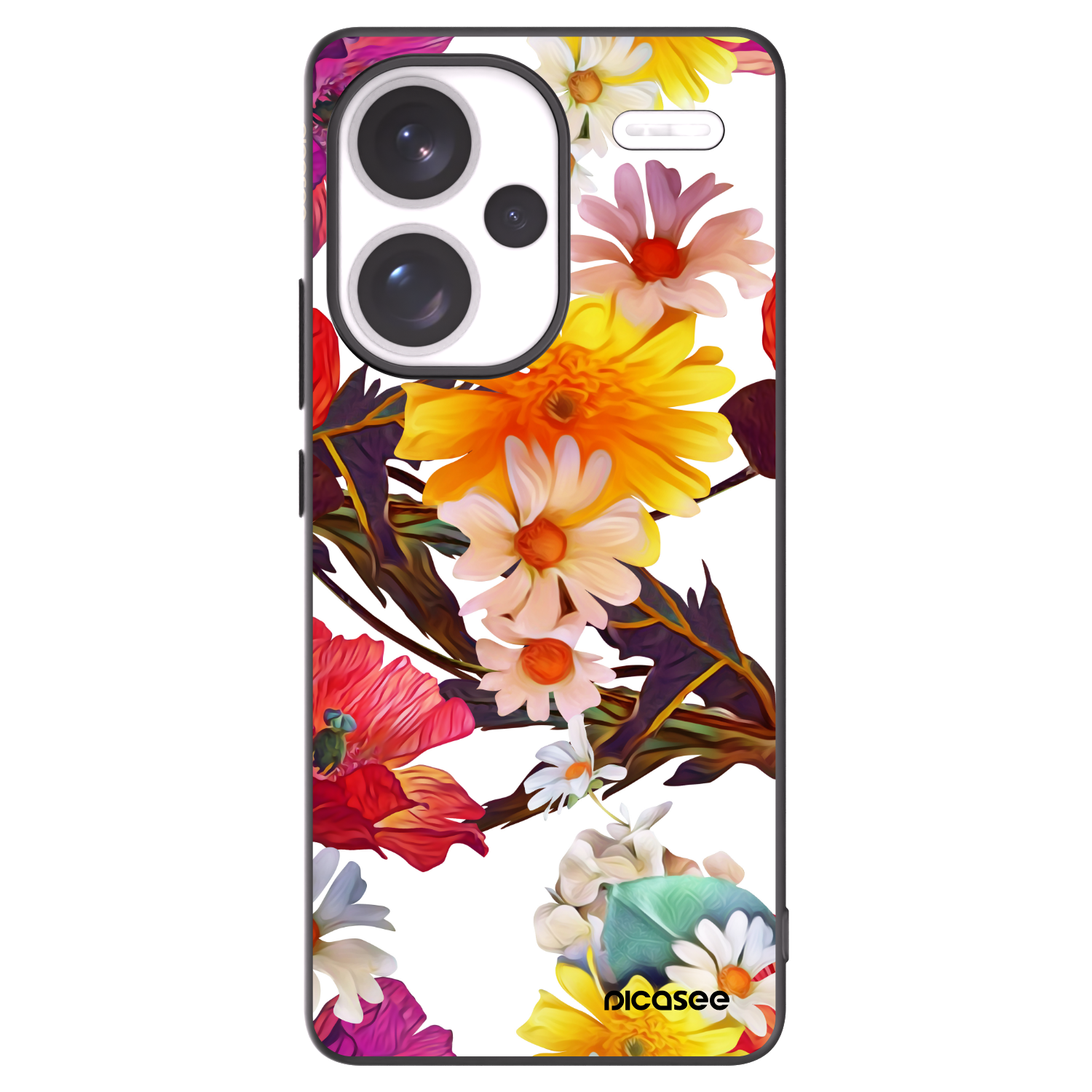 Picasee crna silikonska maskica za Xiaomi Redmi Note 13 Pro+ 5G - Meadow