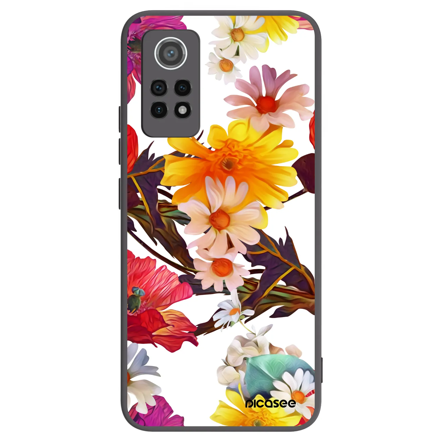 Picasee crna silikonska maskica za Xiaomi Redmi Note 12 Pro 4G - Meadow