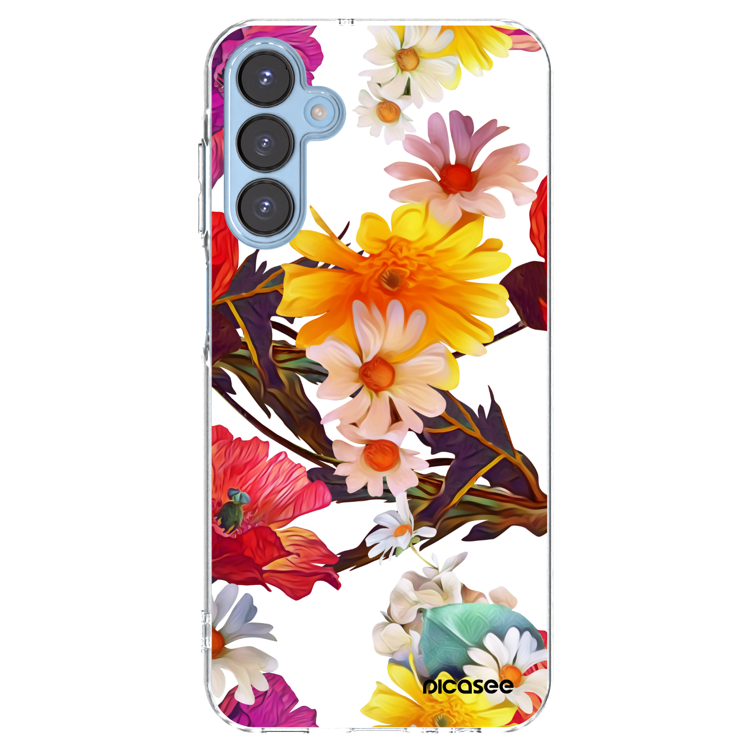 Picasee silikonska prozirna maskica za Samsung Galaxy A15 A156B 5G - Meadow