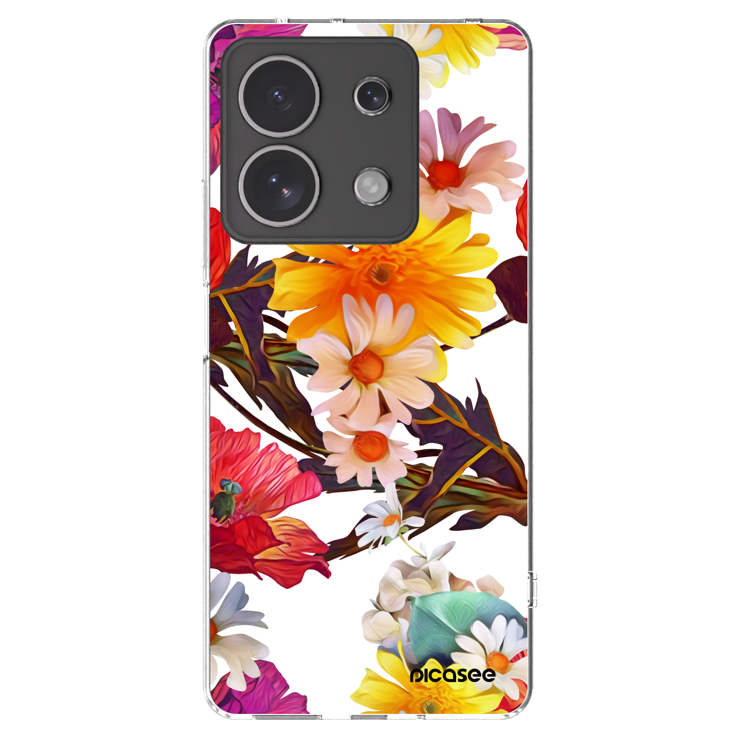 Picasee silikonska prozirna maskica za Xiaomi Redmi Note 13 4G - Meadow