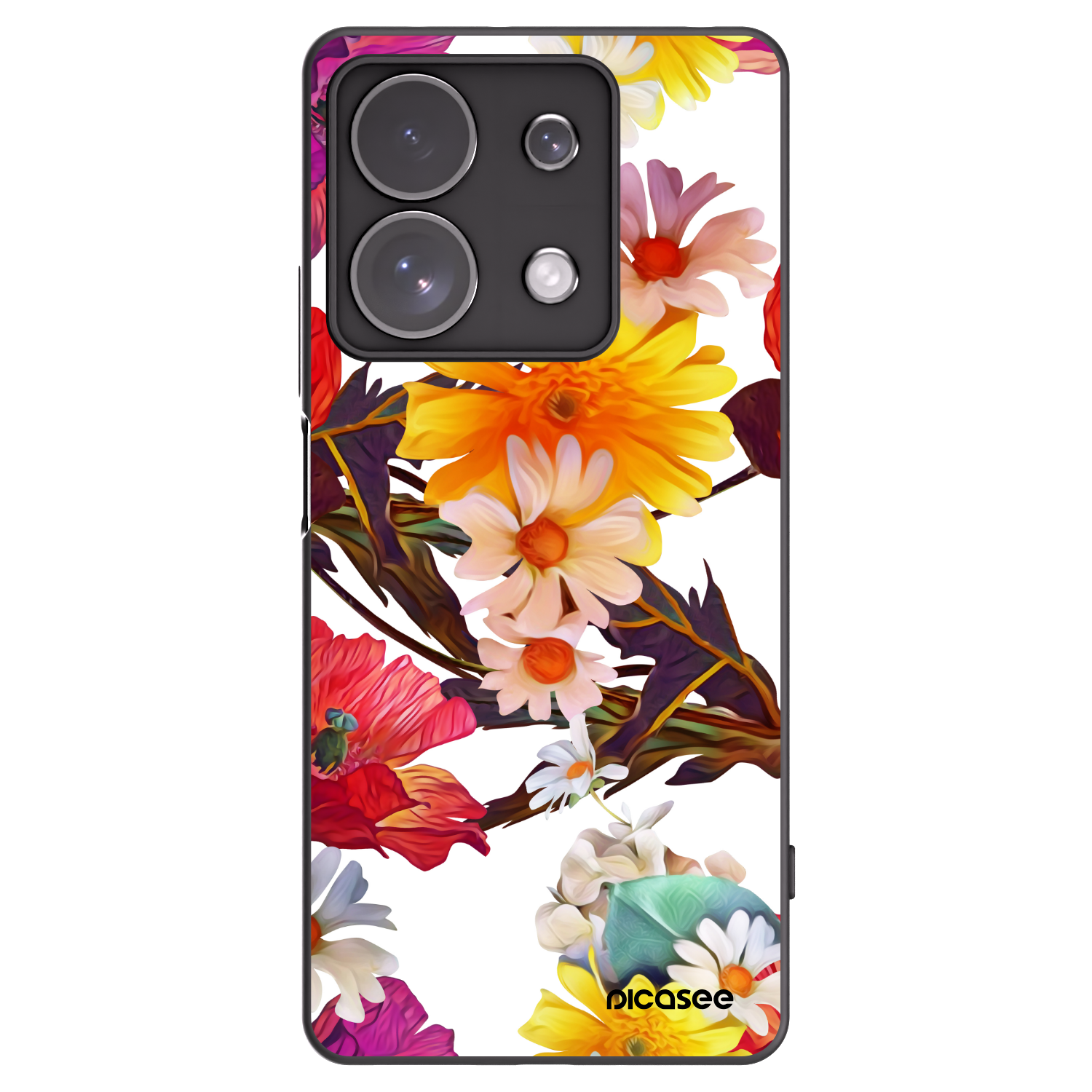 Picasee crna silikonska maskica za Xiaomi Redmi Note 13 Pro 4G - Meadow