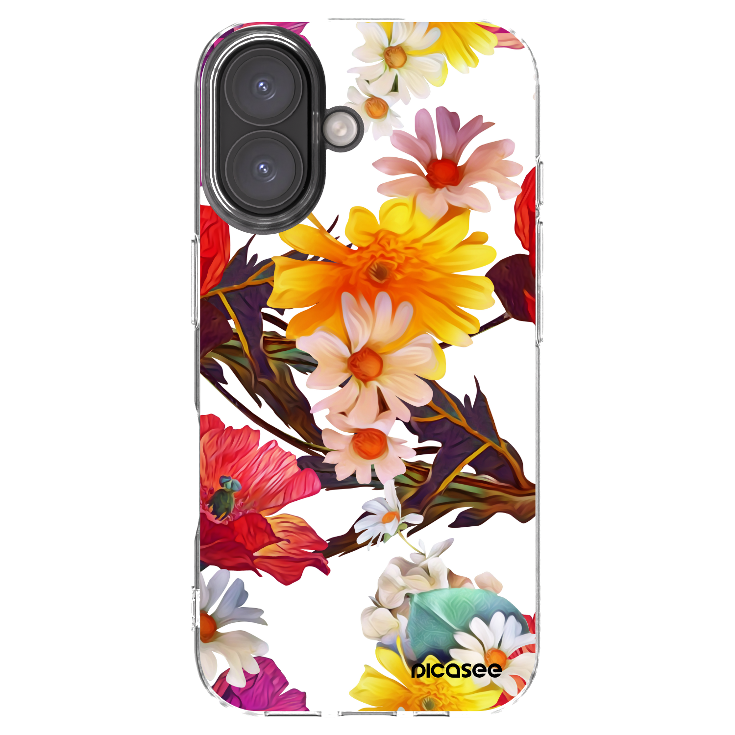 Picasee silikonska prozirna maskica za Apple iPhone 16 - Meadow