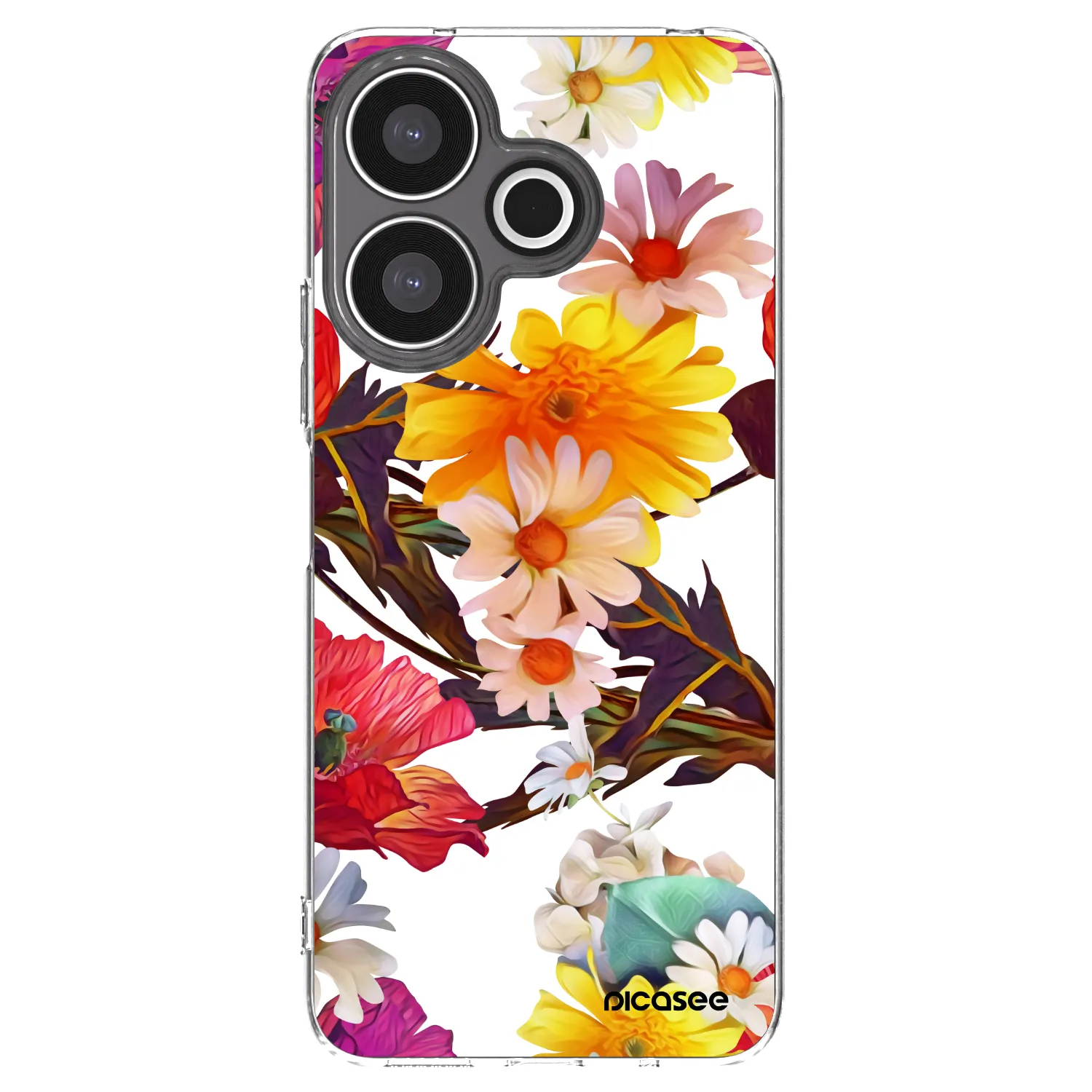 Picasee silikonska prozirna maskica za Xiaomi Redmi 13 4G - Meadow