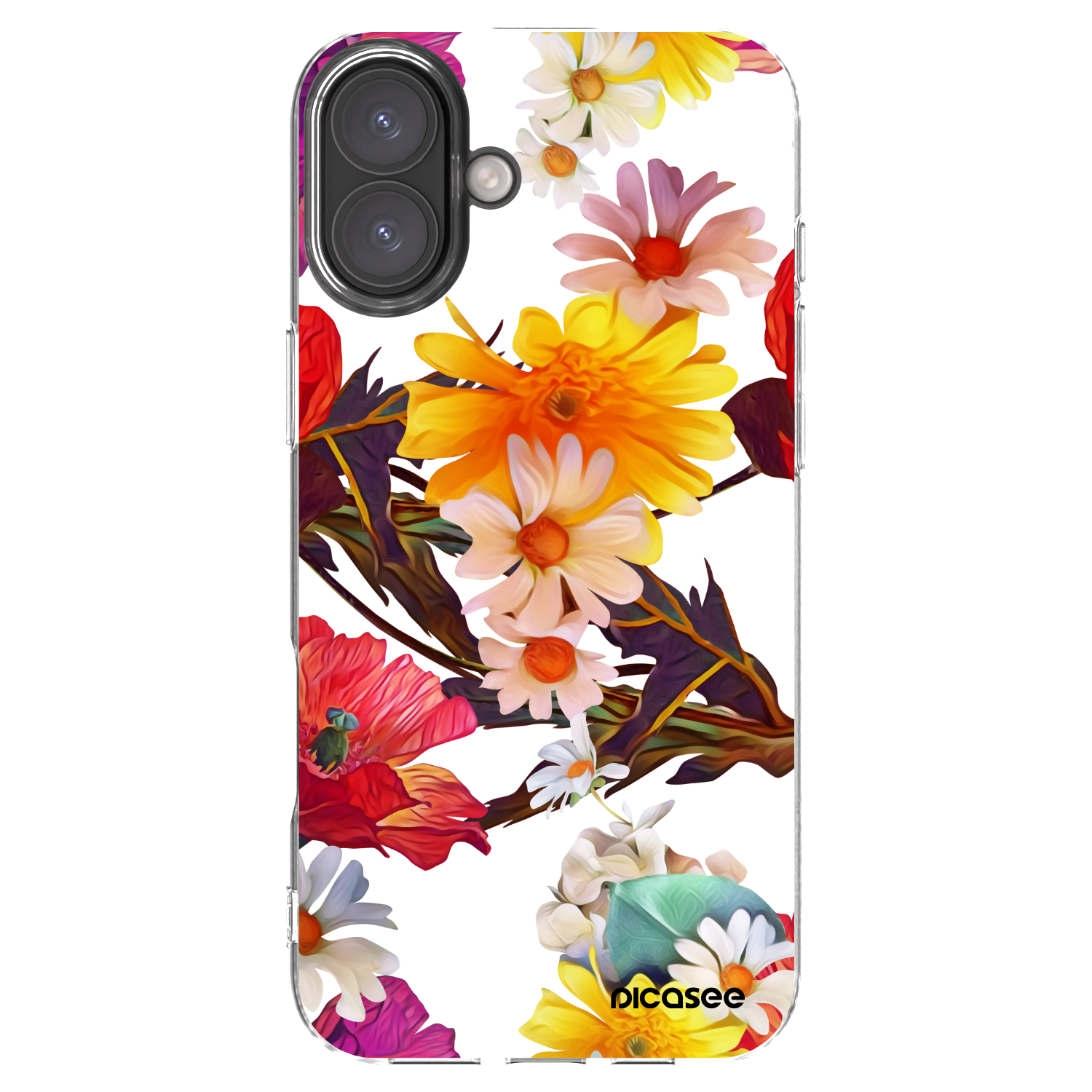 Picasee silikonska prozirna maskica za Apple iPhone 16 Plus - Meadow