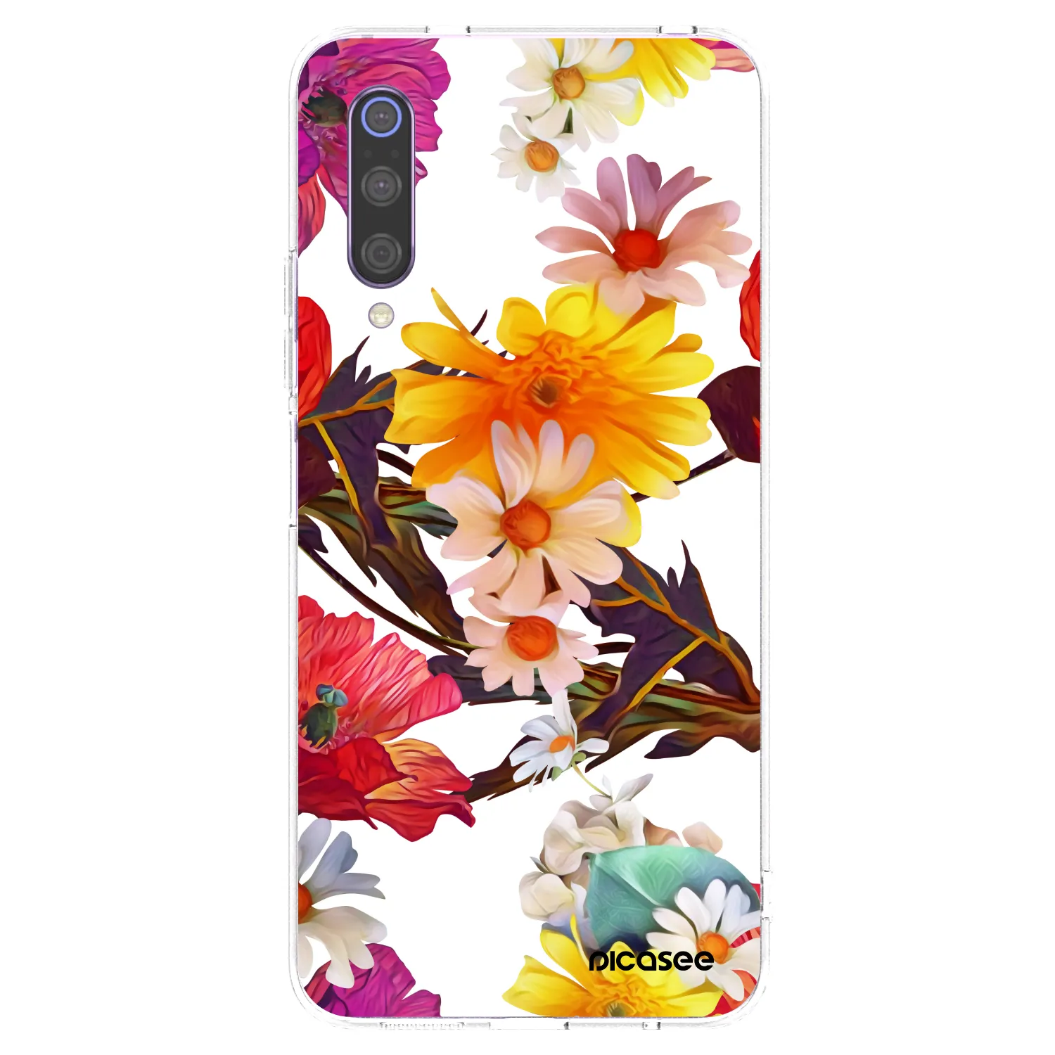 Picasee silikonska prozirna maskica za Xiaomi Mi 9 - Meadow