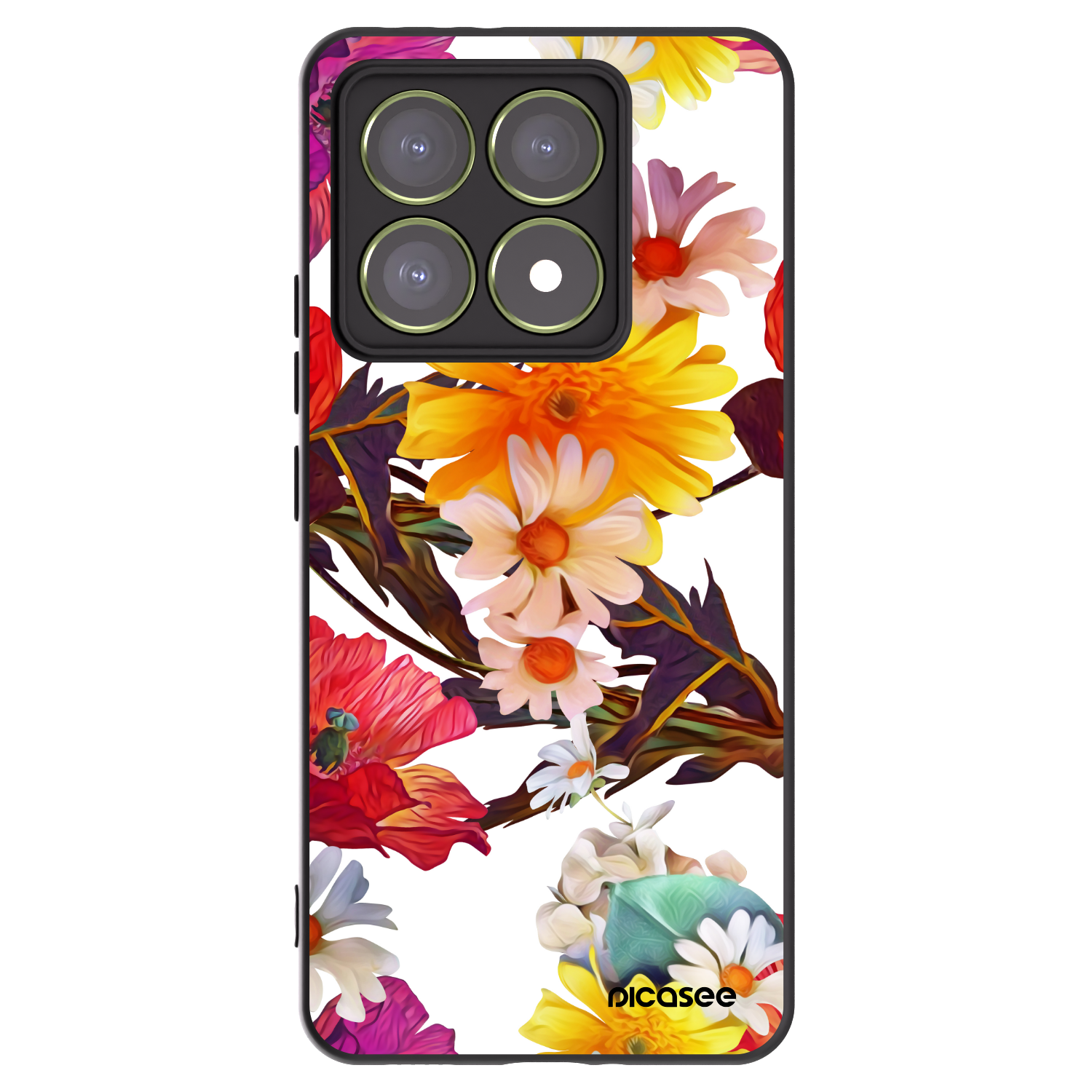 Picasee crna silikonska maskica za Xiaomi 14T - Meadow