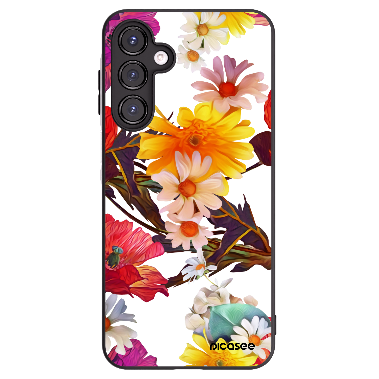 Picasee crna silikonska maskica za Samsung Galaxy A16 5G - Meadow