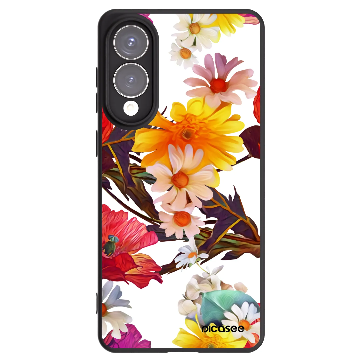 Picasee crna silikonska maskica za Samsung Galaxy S25 Edge 5G - Meadow