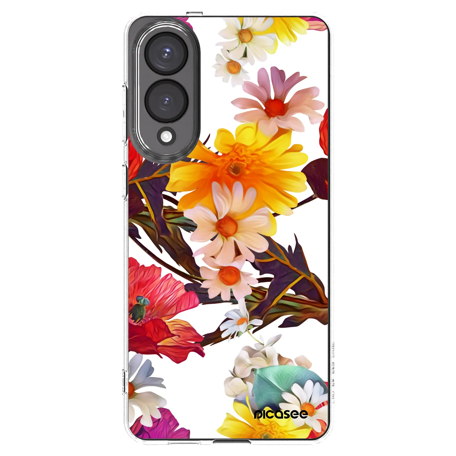 Picasee silikonska prozirna maskica za Samsung Galaxy S25 Edge 5G - Meadow