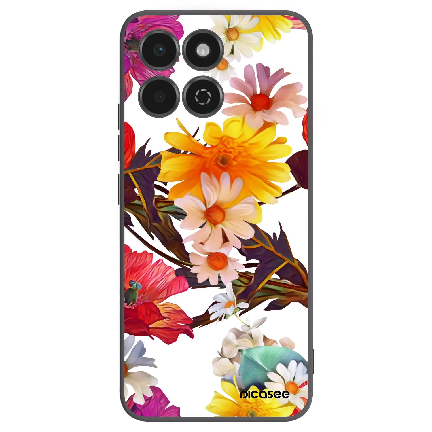 Picasee crna silikonska maskica za Honor 200 Smart 5G - Meadow