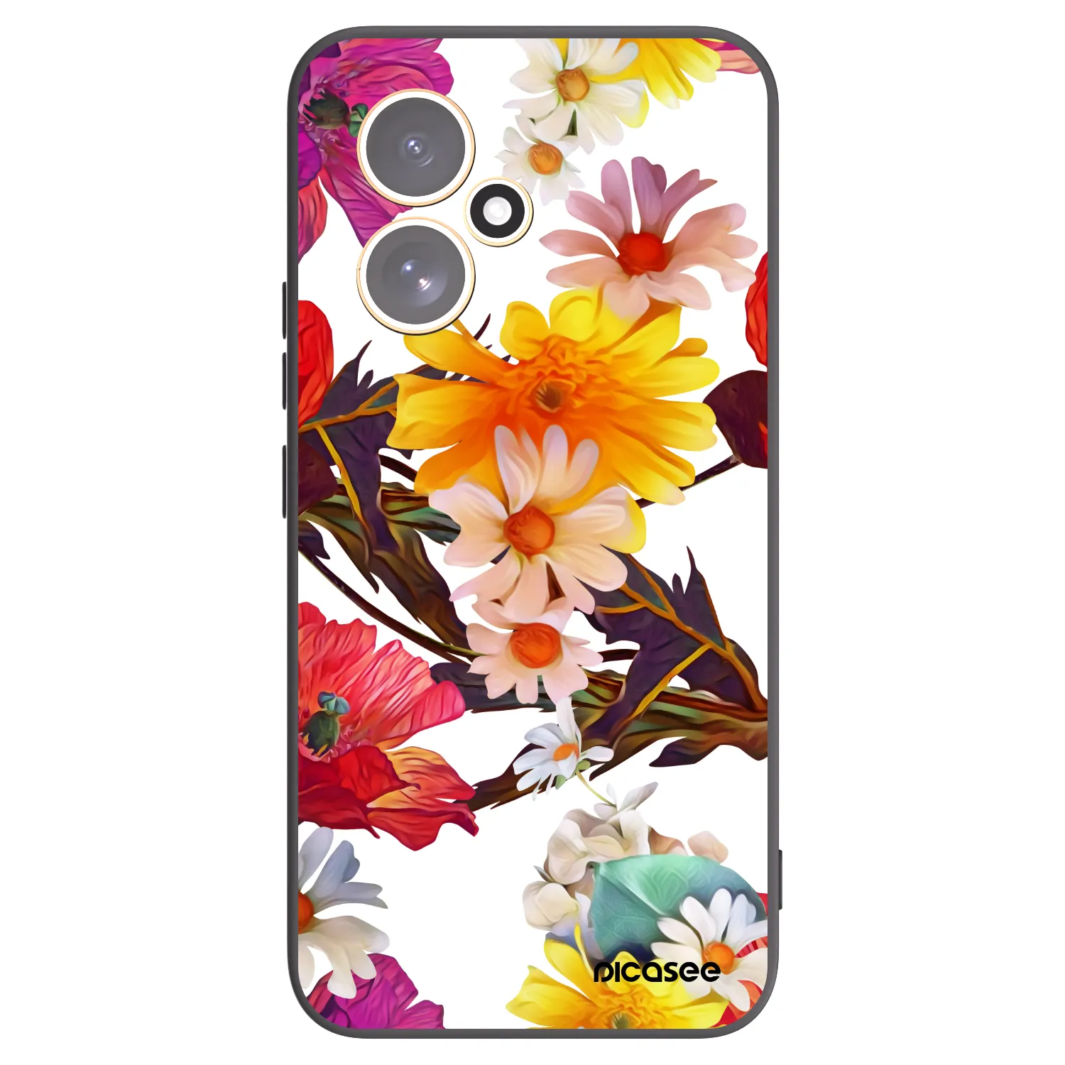 Picasee crna silikonska maskica za Honor 400 5G - Meadow