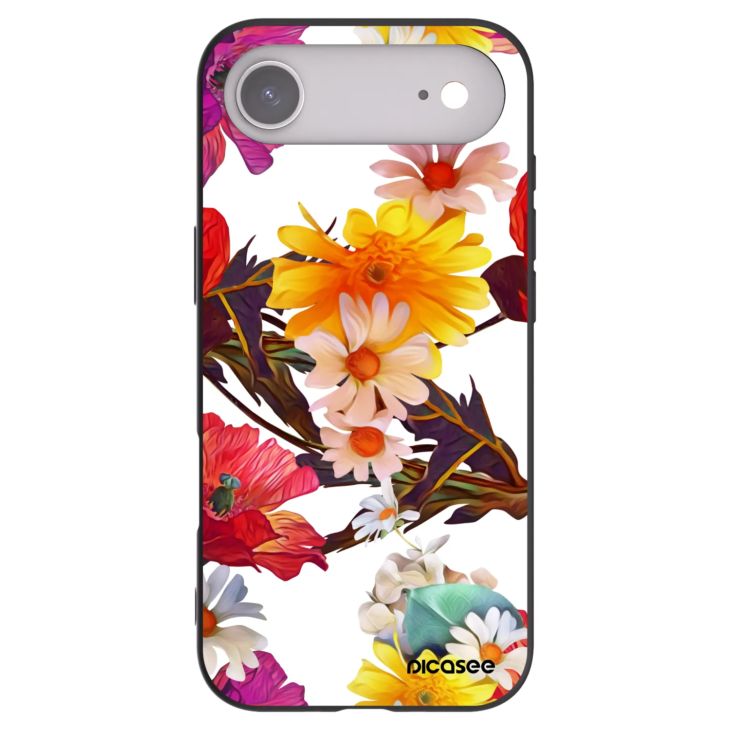 Picasee crna silikonska maskica za Apple iPhone Air - Meadow