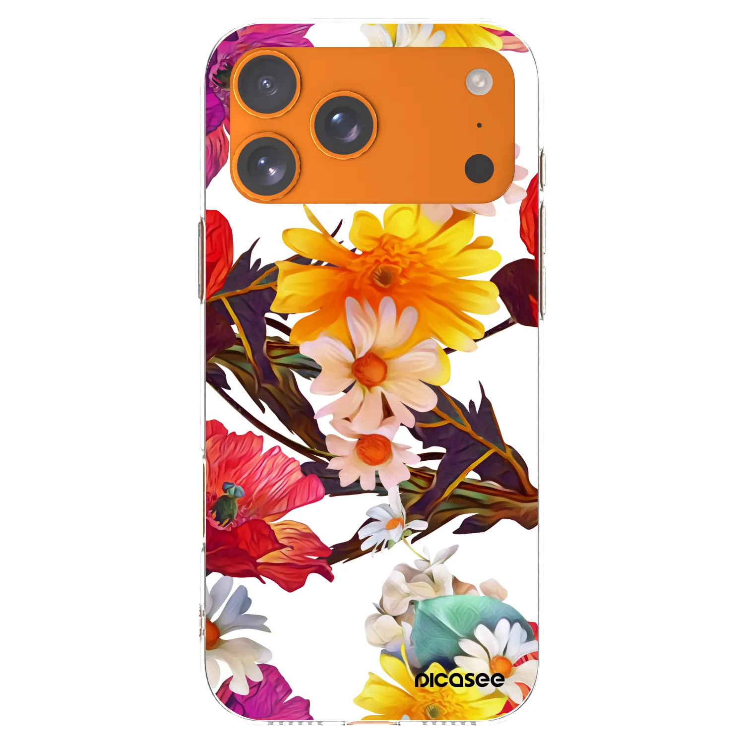 Picasee silikonska prozirna maskica za Apple iPhone 17 Pro Max - Meadow
