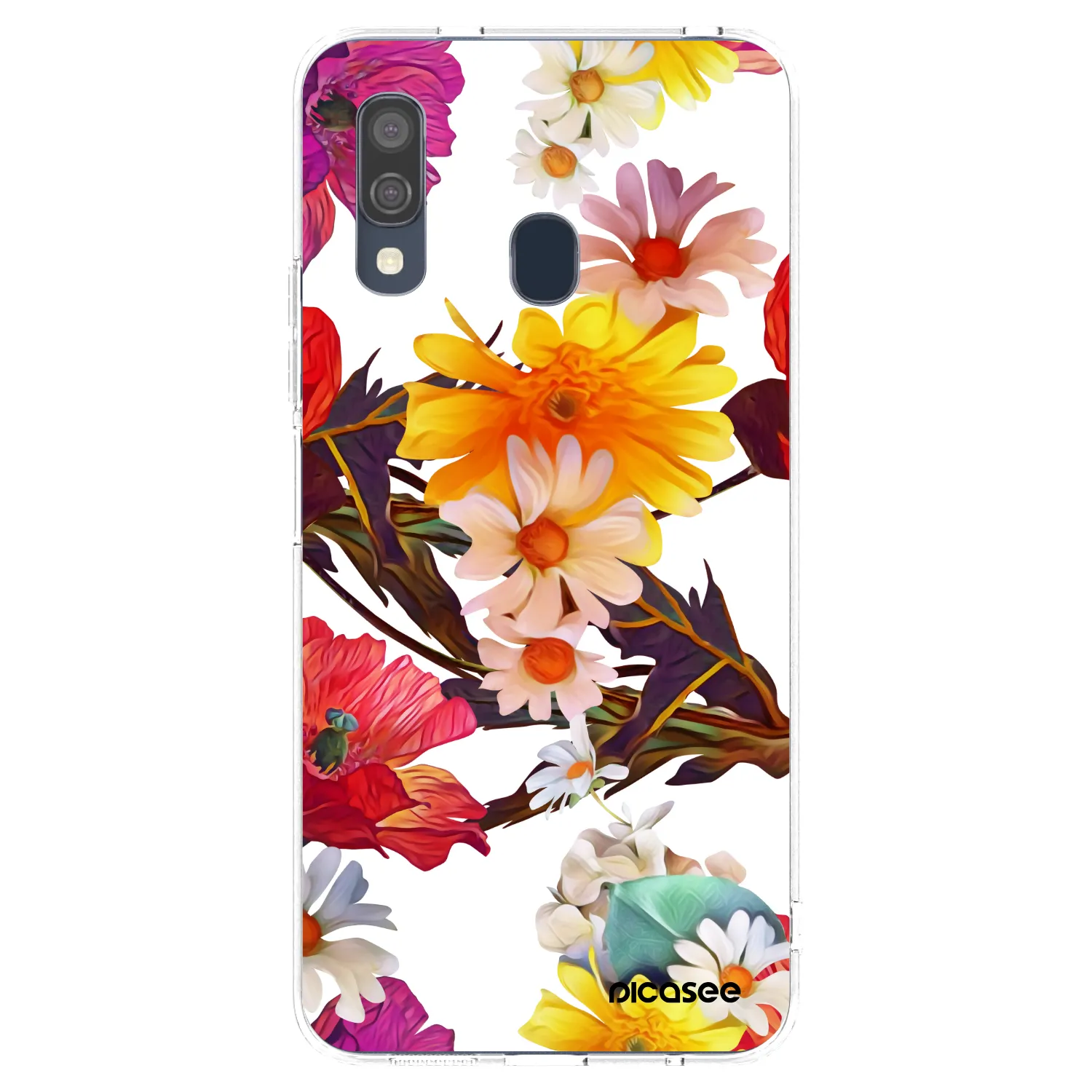 Picasee silikonska prozirna maskica za Samsung Galaxy A40 A405F - Meadow