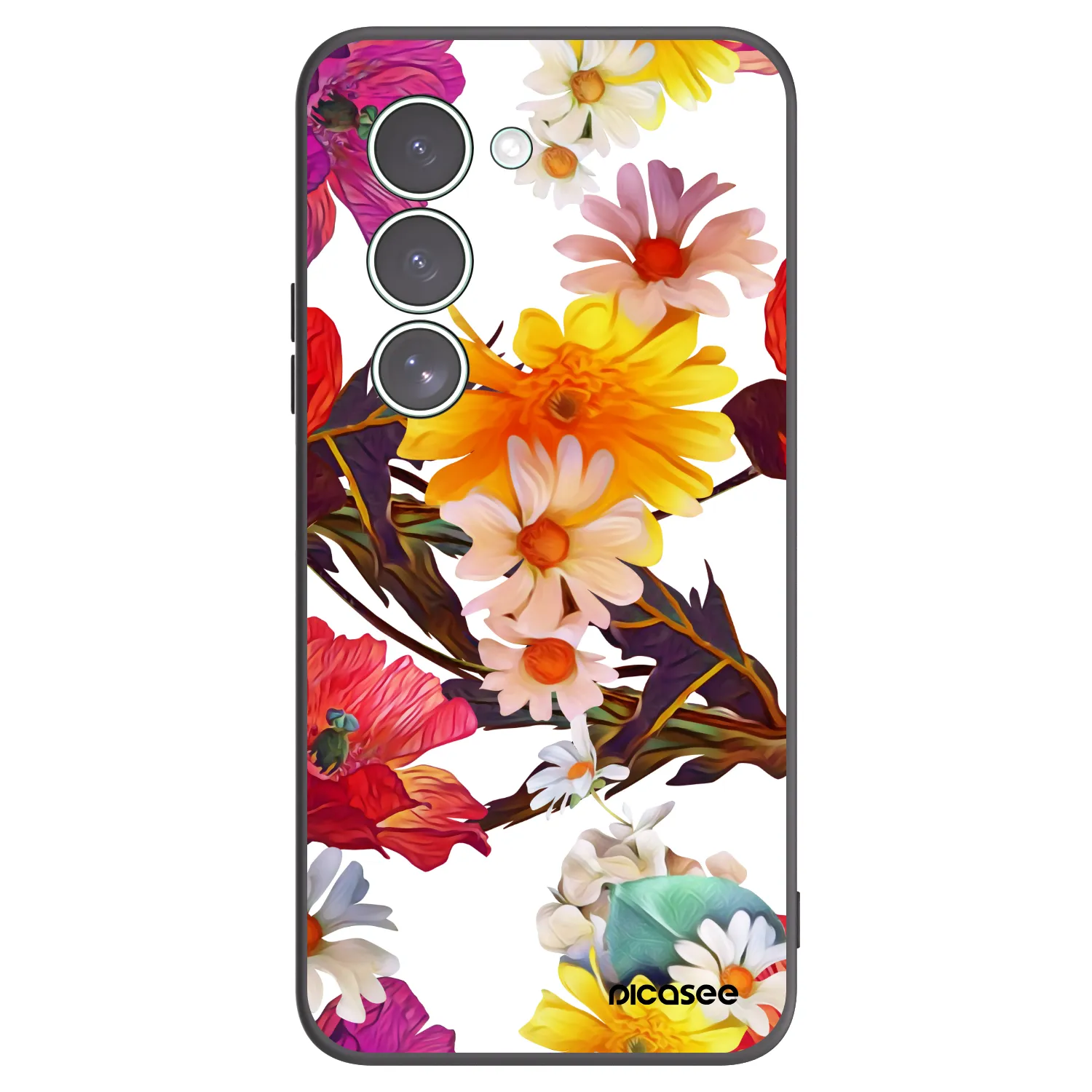 Picasee crna silikonska maskica za Xiaomi Redmi 15 5G - Meadow