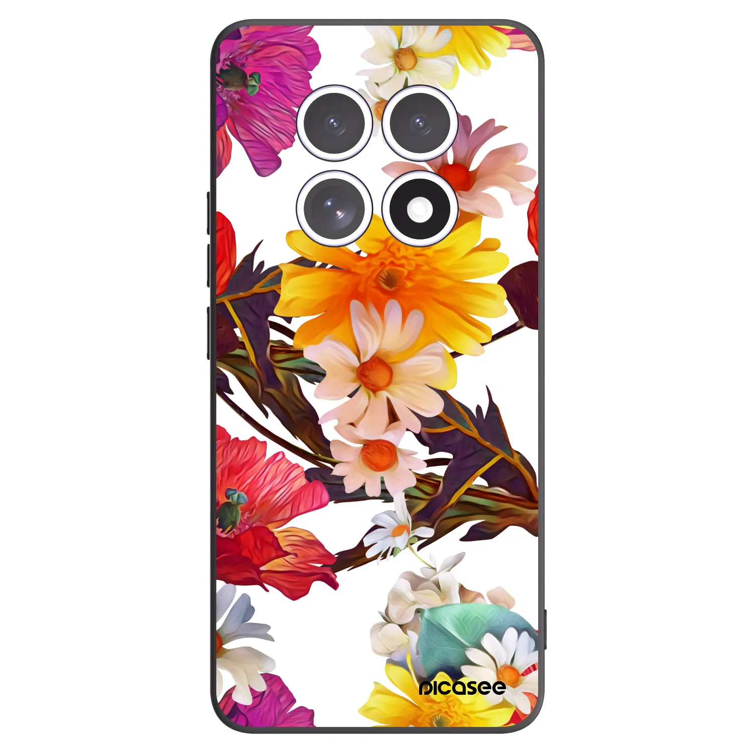 Picasee crna silikonska maskica za Xiaomi Redmi Note 15 - Meadow