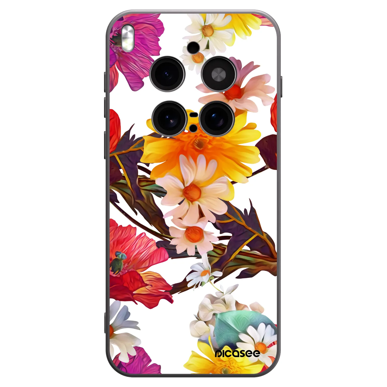 Picasee crna silikonska maskica za Vivo X300 Pro - Meadow