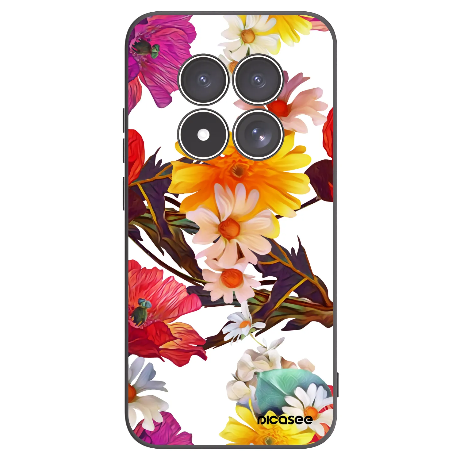Picasee crna silikonska maskica za Xiaomi Redmi Note 15 Pro 5G - Meadow