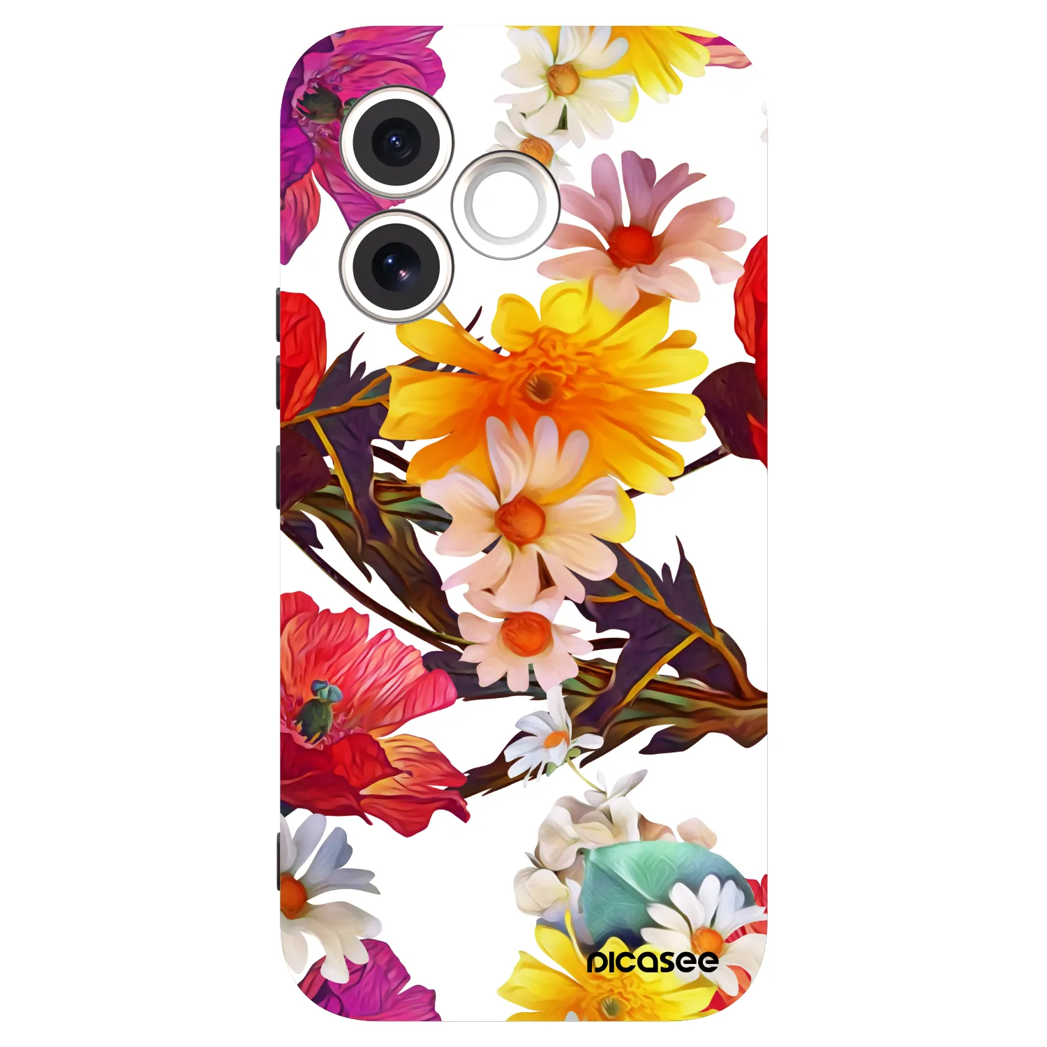Picasee crna silikonska maskica za Honor 600 Lite - Meadow