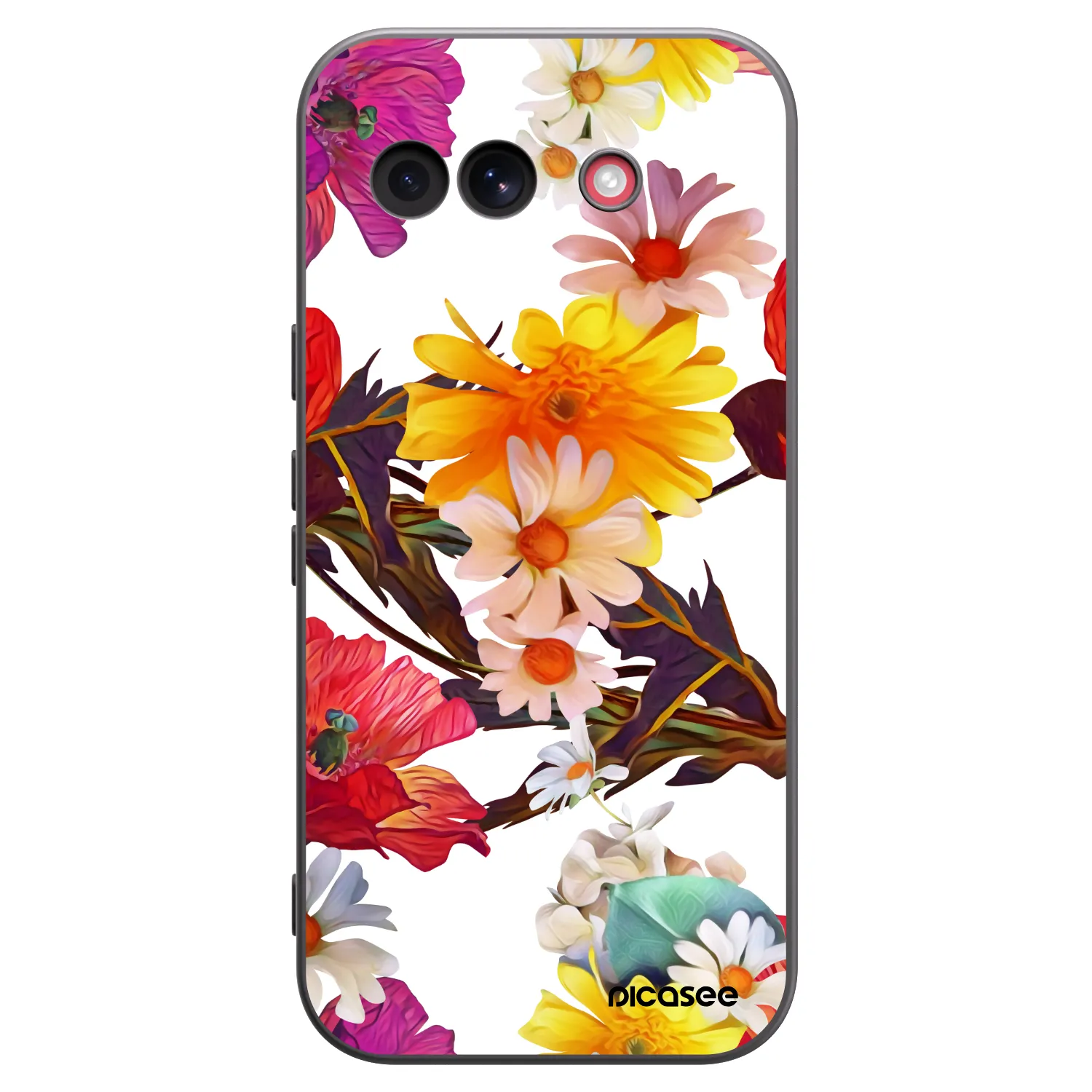 Picasee crna silikonska maskica za Google Pixel 10a - Meadow