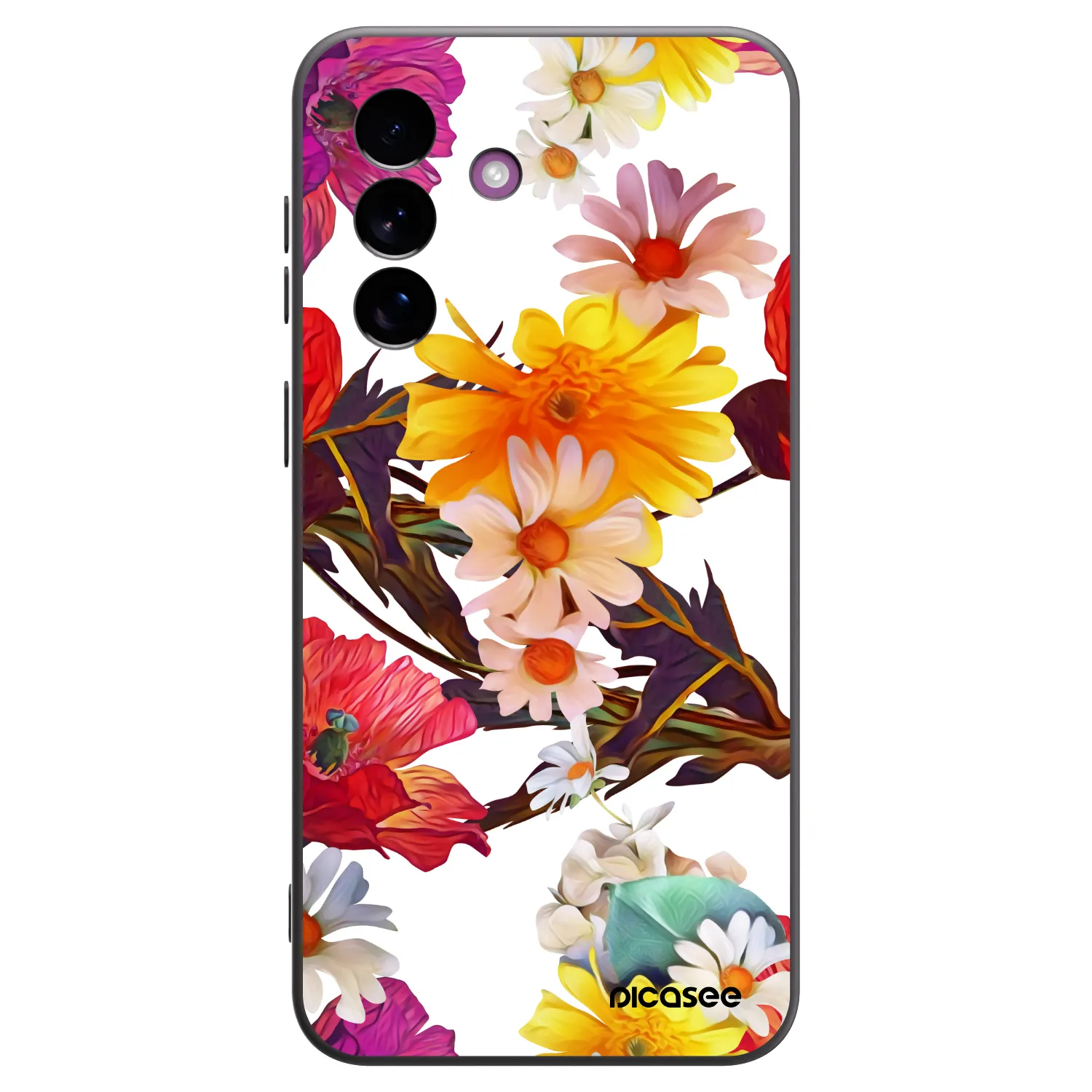 Picasee crna silikonska maskica za Samsung Galaxy A37 - Meadow
