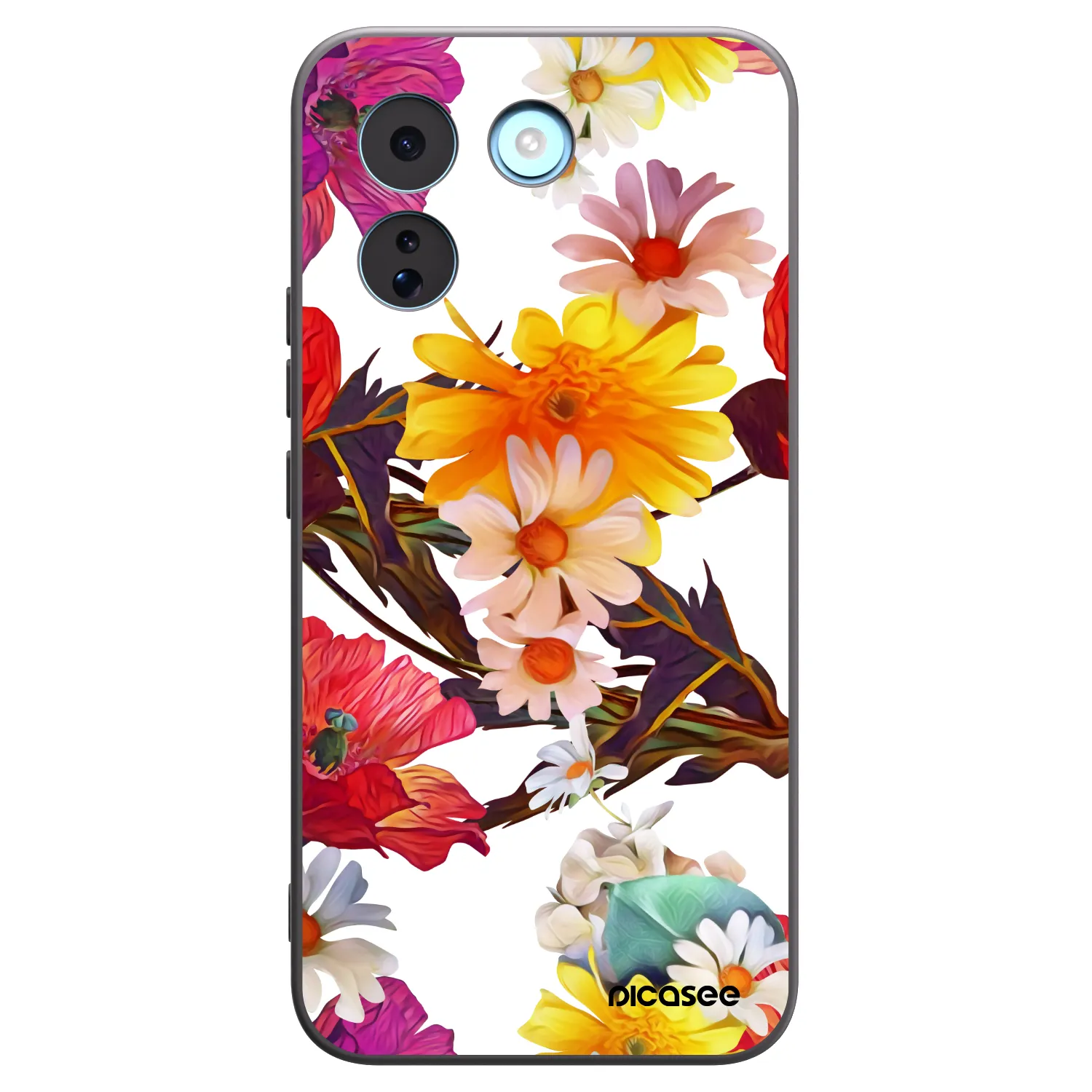 Picasee crna silikonska maskica za Xiaomi Redmi Note 17 Pro MAX 5G - Meadow