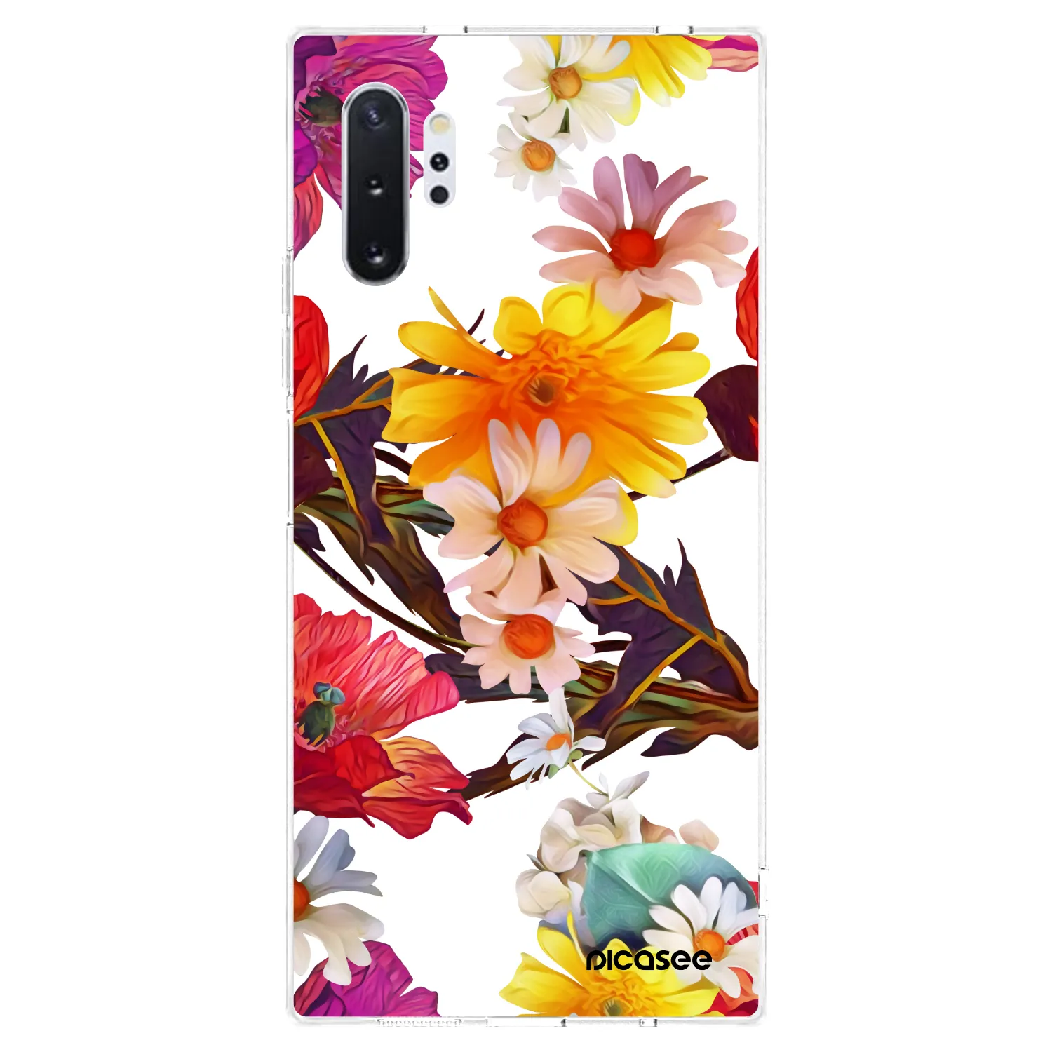 Picasee silikonska prozirna maskica za Samsung Galaxy Note 10+ N975F - Meadow