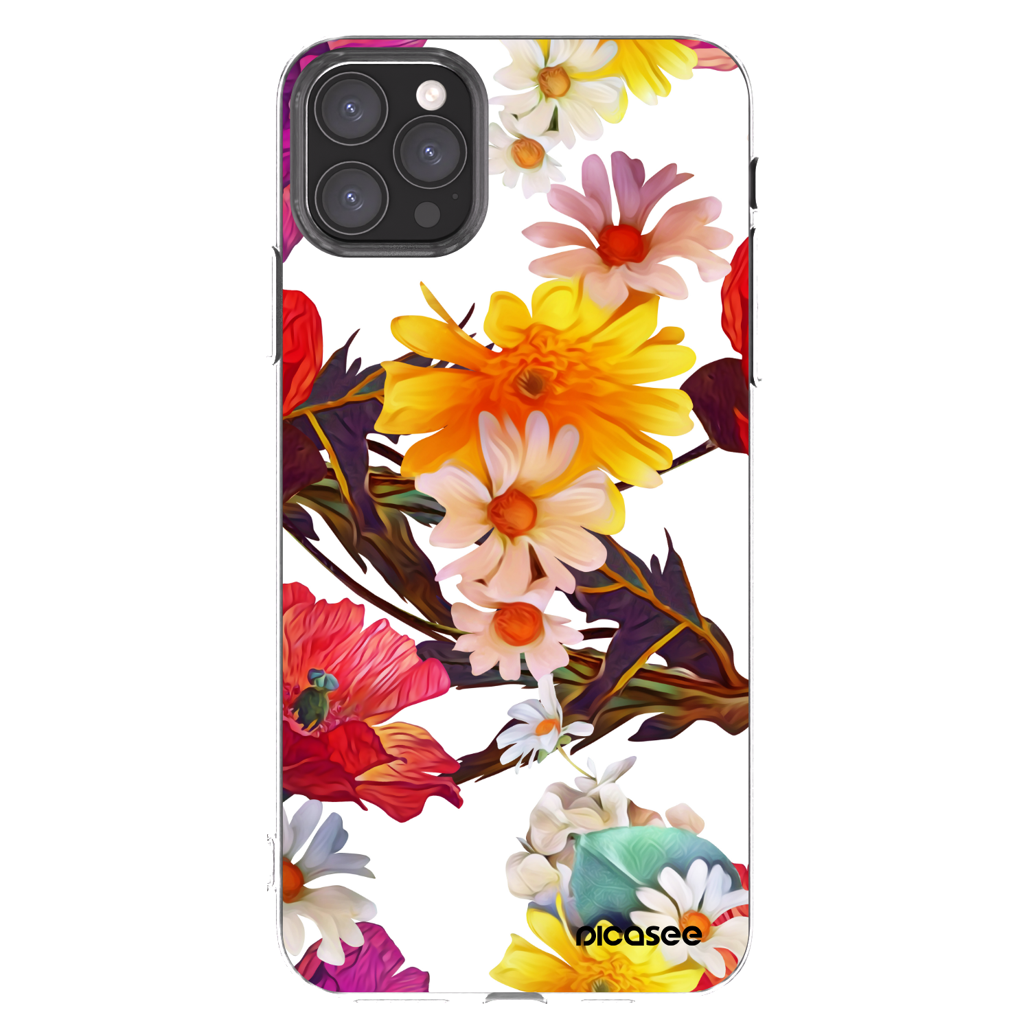 Picasee silikonska prozirna maskica za Apple iPhone 11 Pro Max - Meadow