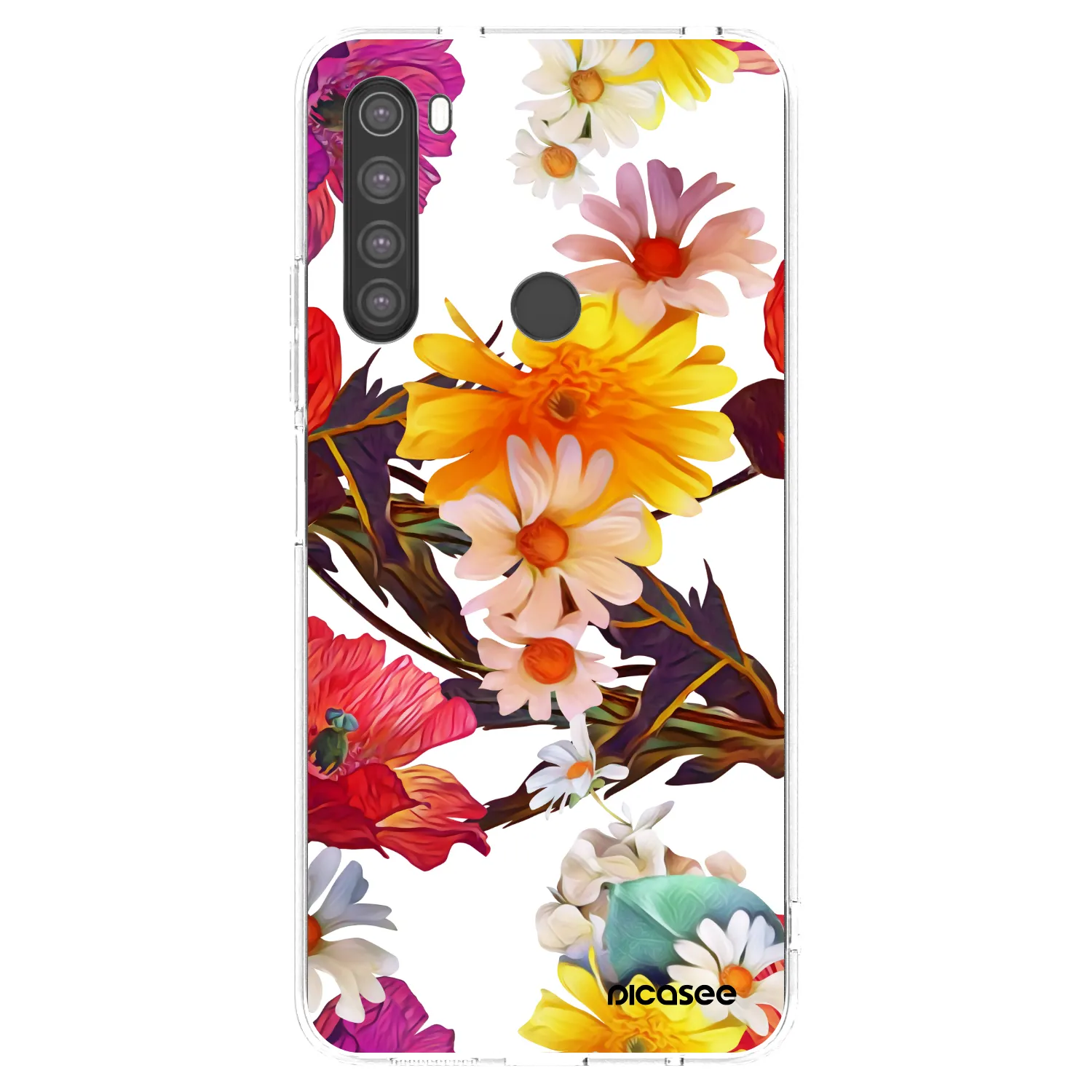 Picasee silikonska prozirna maskica za Xiaomi Redmi Note 8 - Meadow