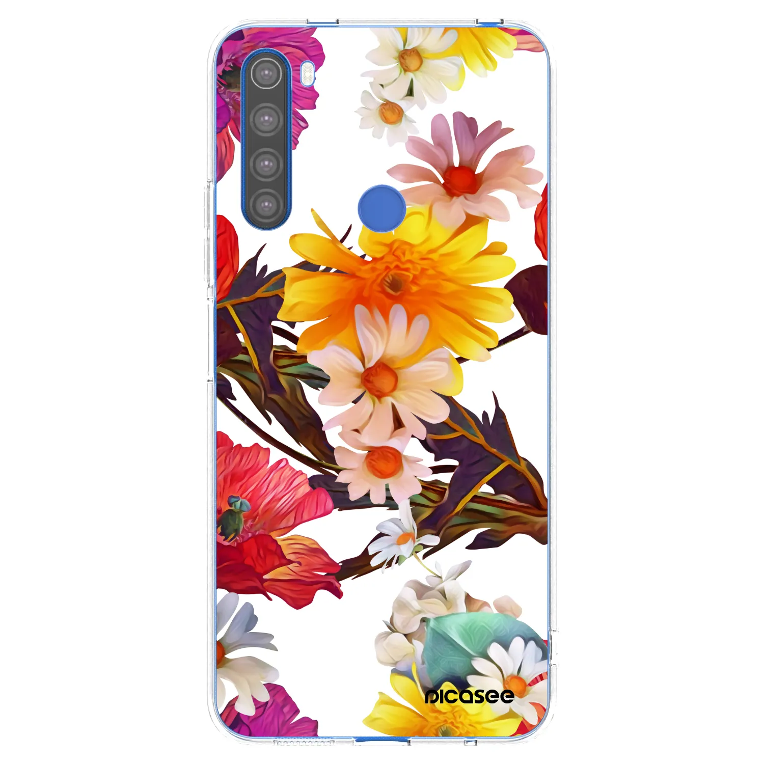 Picasee silikonska prozirna maskica za Xiaomi Redmi Note 8T - Meadow
