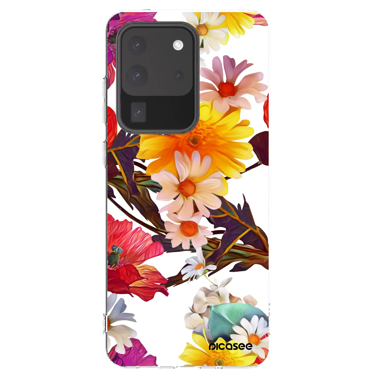 Picasee silikonska prozirna maskica za Samsung Galaxy S20 Ultra 5G G988F - Meadow